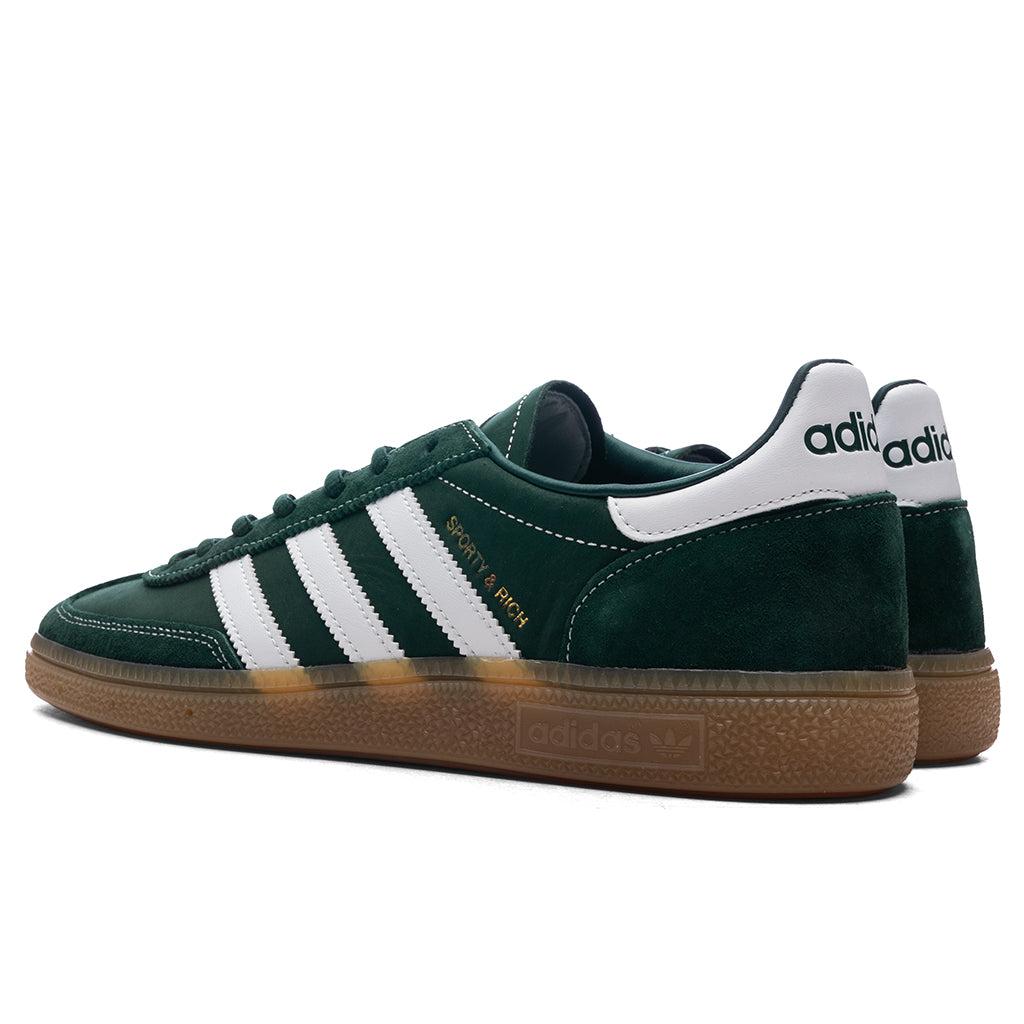 Adidas x Sporty & Rich Handball Spezial - Dark Green/Cloud White/Gum Male Product Image