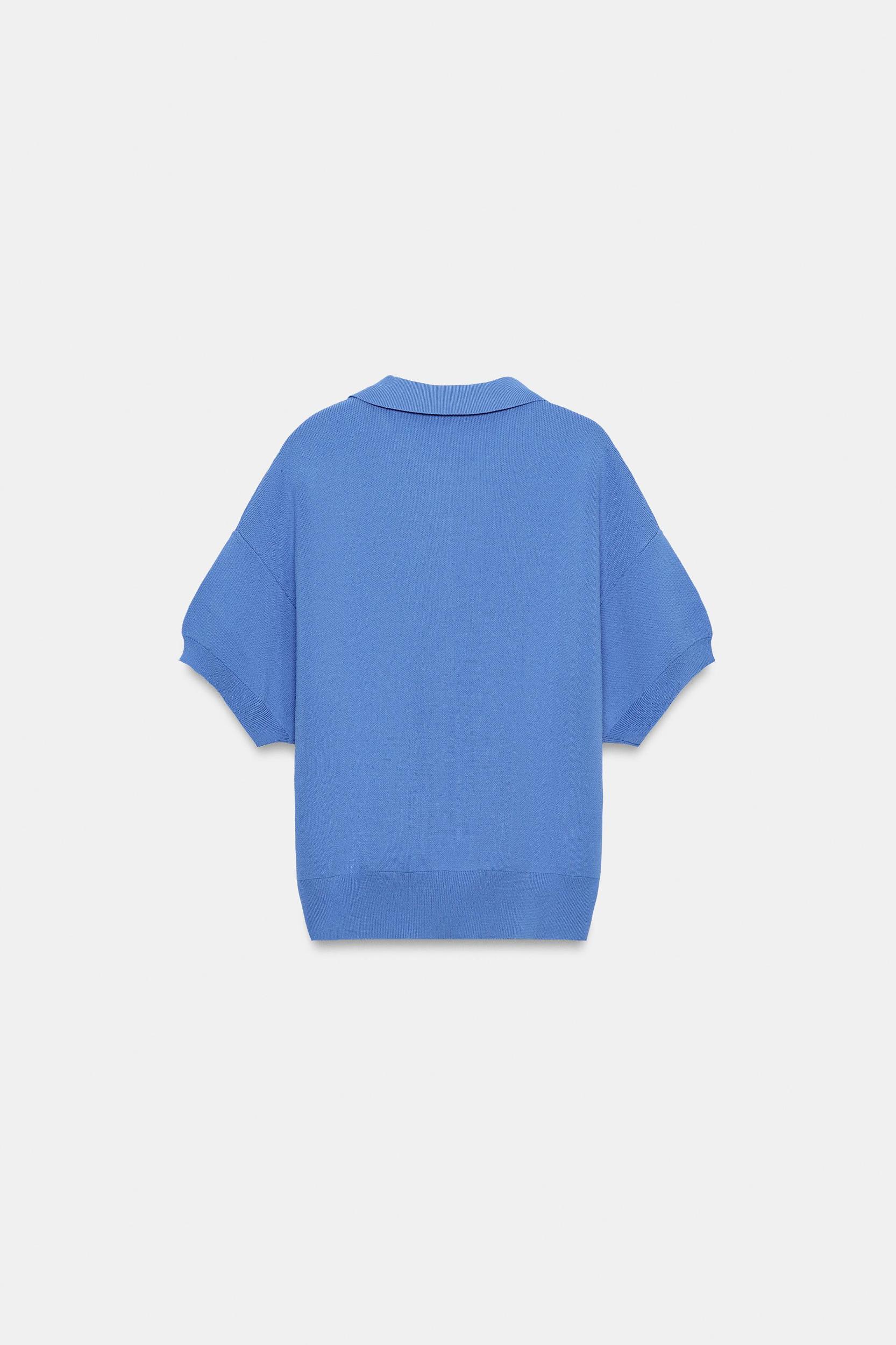 SHORT SLEEVE KNIT POLO SHIRT Product Image