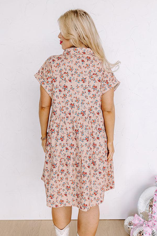 Feeling At Peace Corduroy Dress Curves Product Image