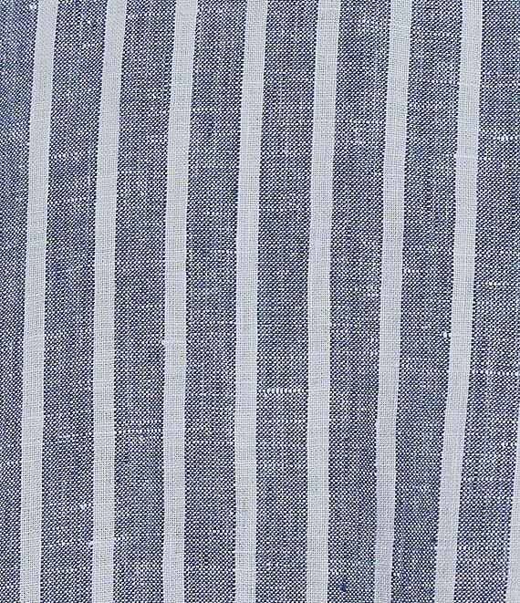 Cremieux Blue Label French Linen Stripe Long Sleeve Woven Shirt Product Image