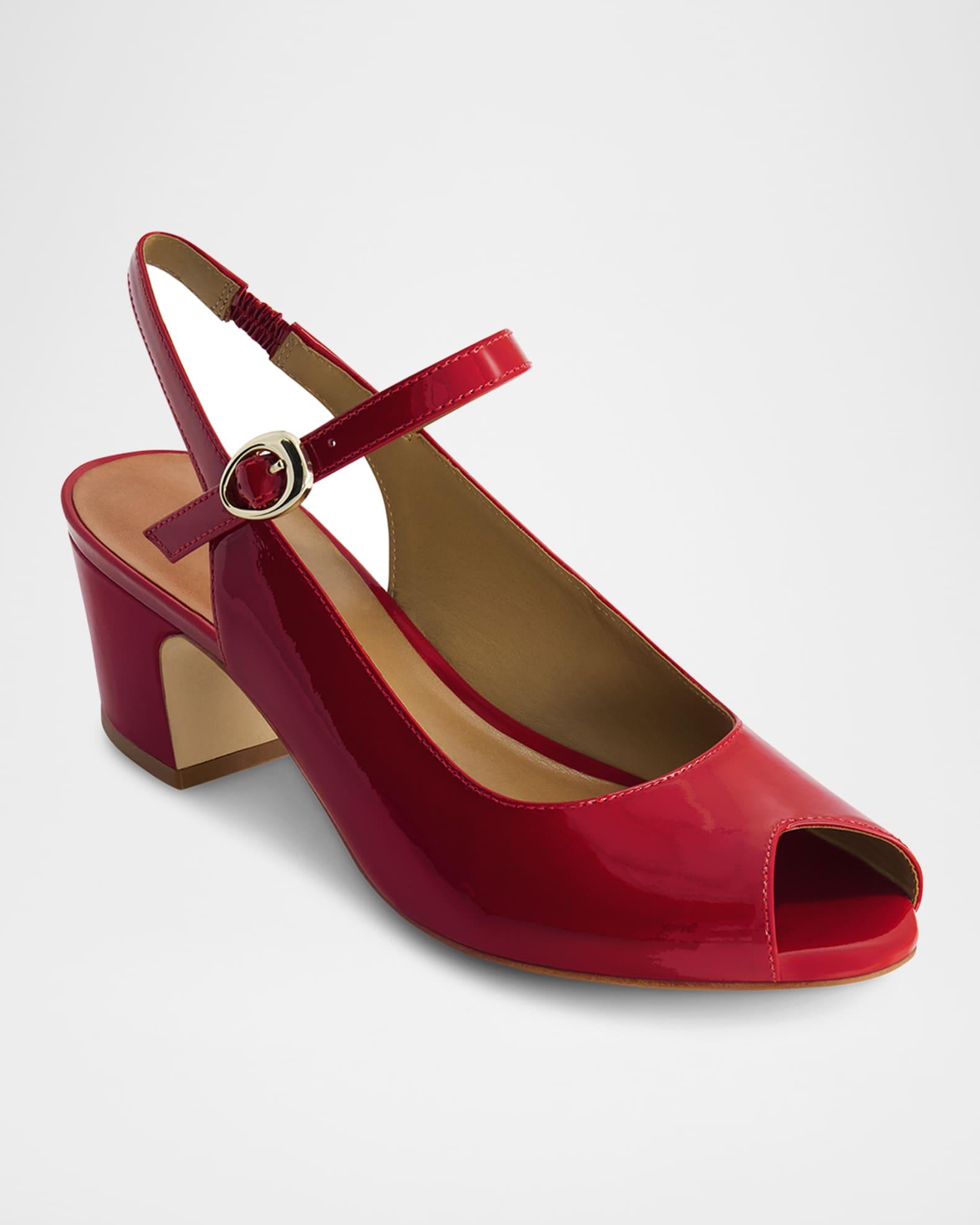 Bailen Patent Mary Jane Slingback Pumps Product Image