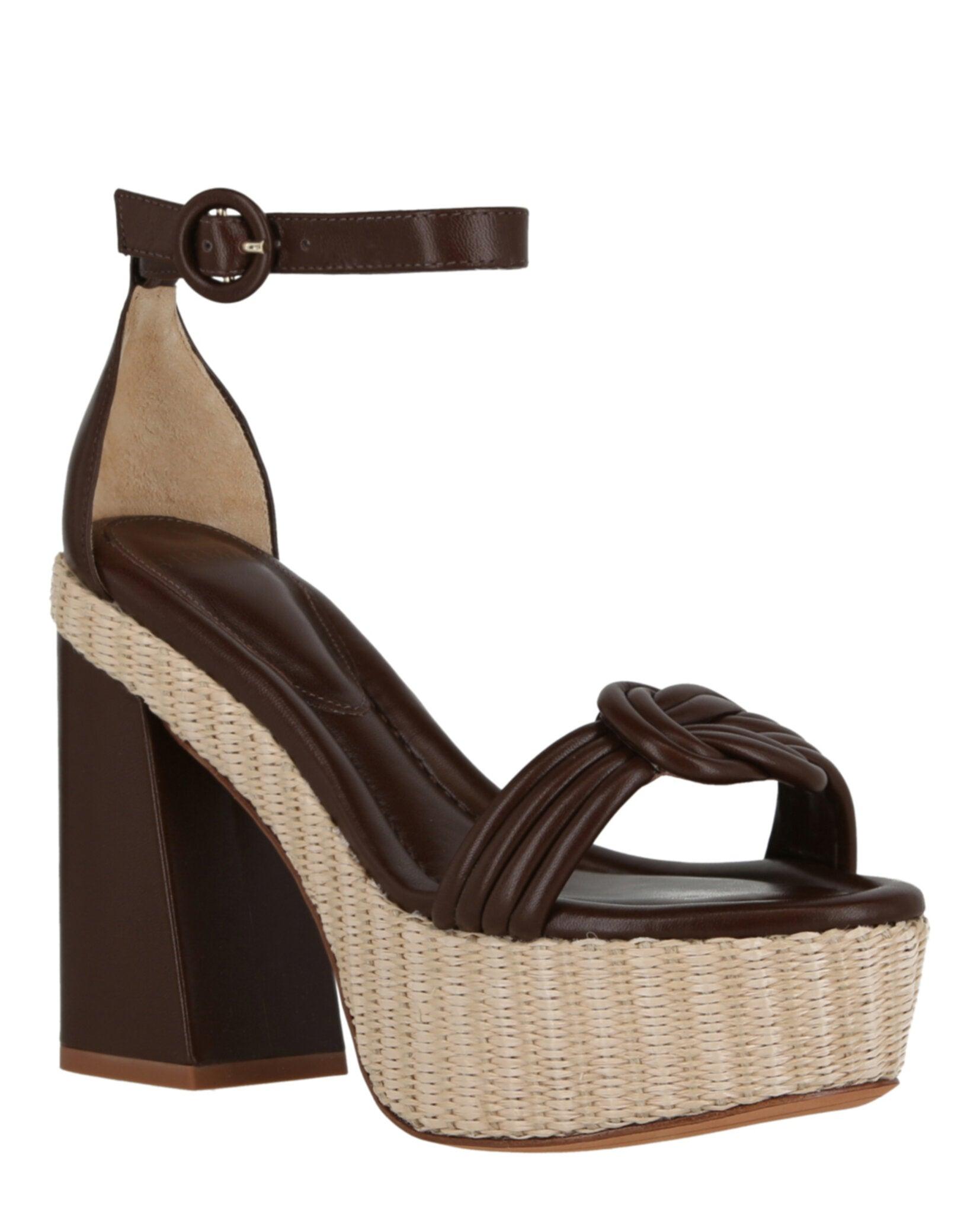 Alexandre Birman Vicky Ankle Wrap Platform Sandals Female Product Image