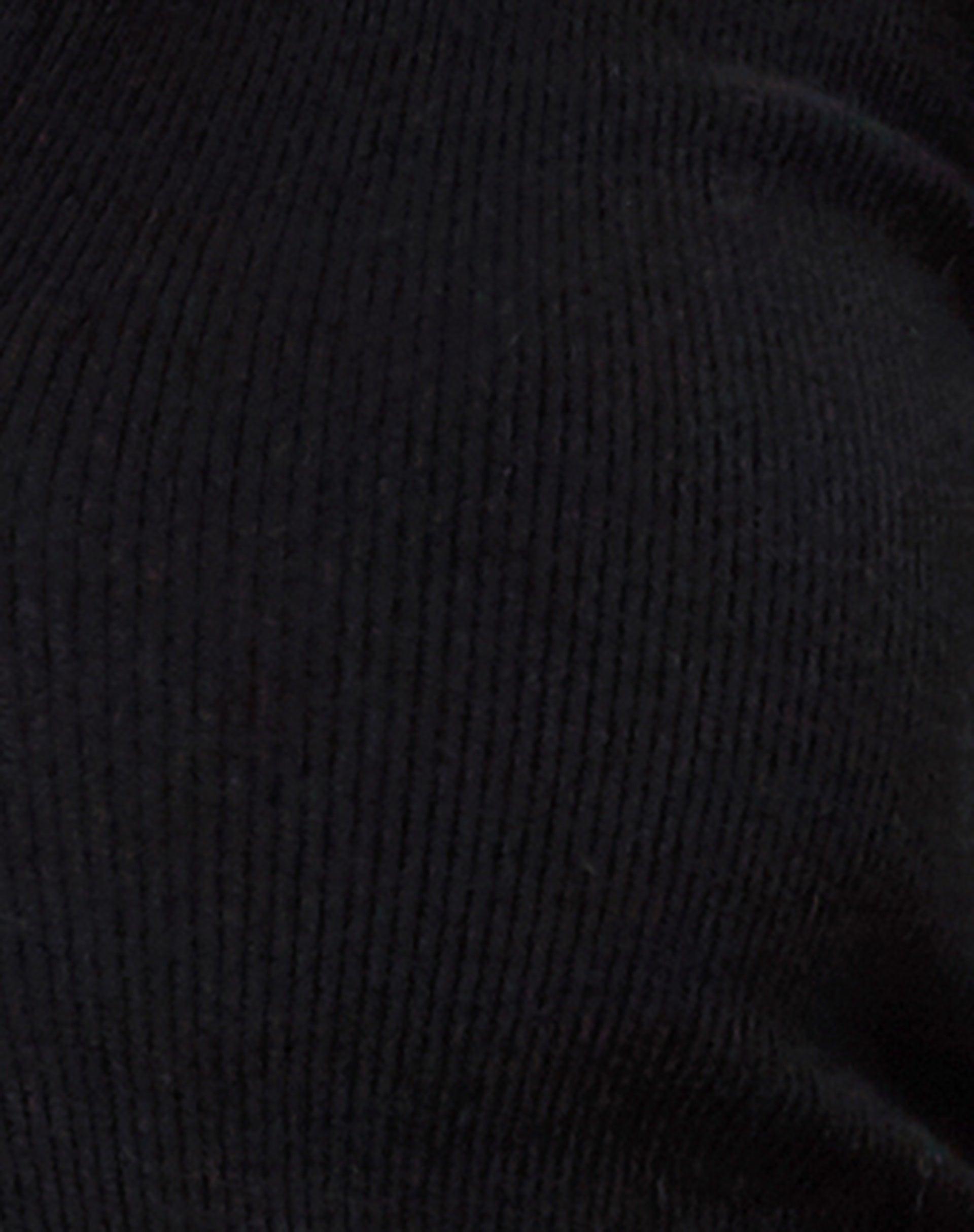 Ryals Long Sleeve Top in Rib Black Product Image