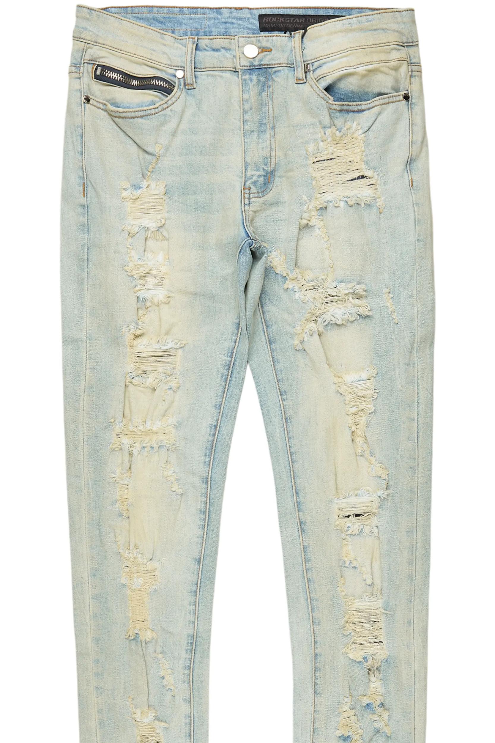 Holibert Light Blue Slim Fit Jean Male Product Image