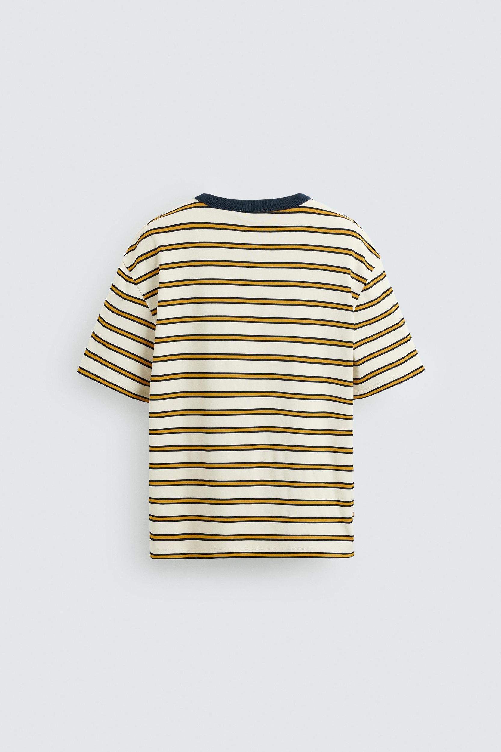STRIPED JACQUARD T-SHIRT Product Image