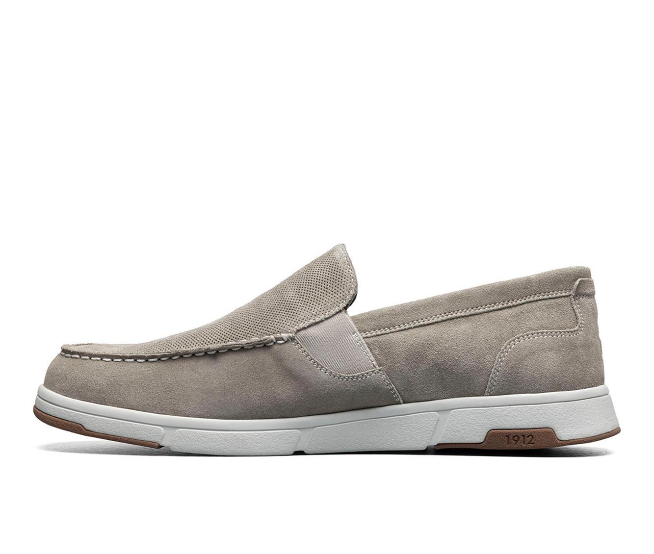 Men's Nunn Bush Luca Suede Moc Toe Venetian Slip On Loafers Product Image