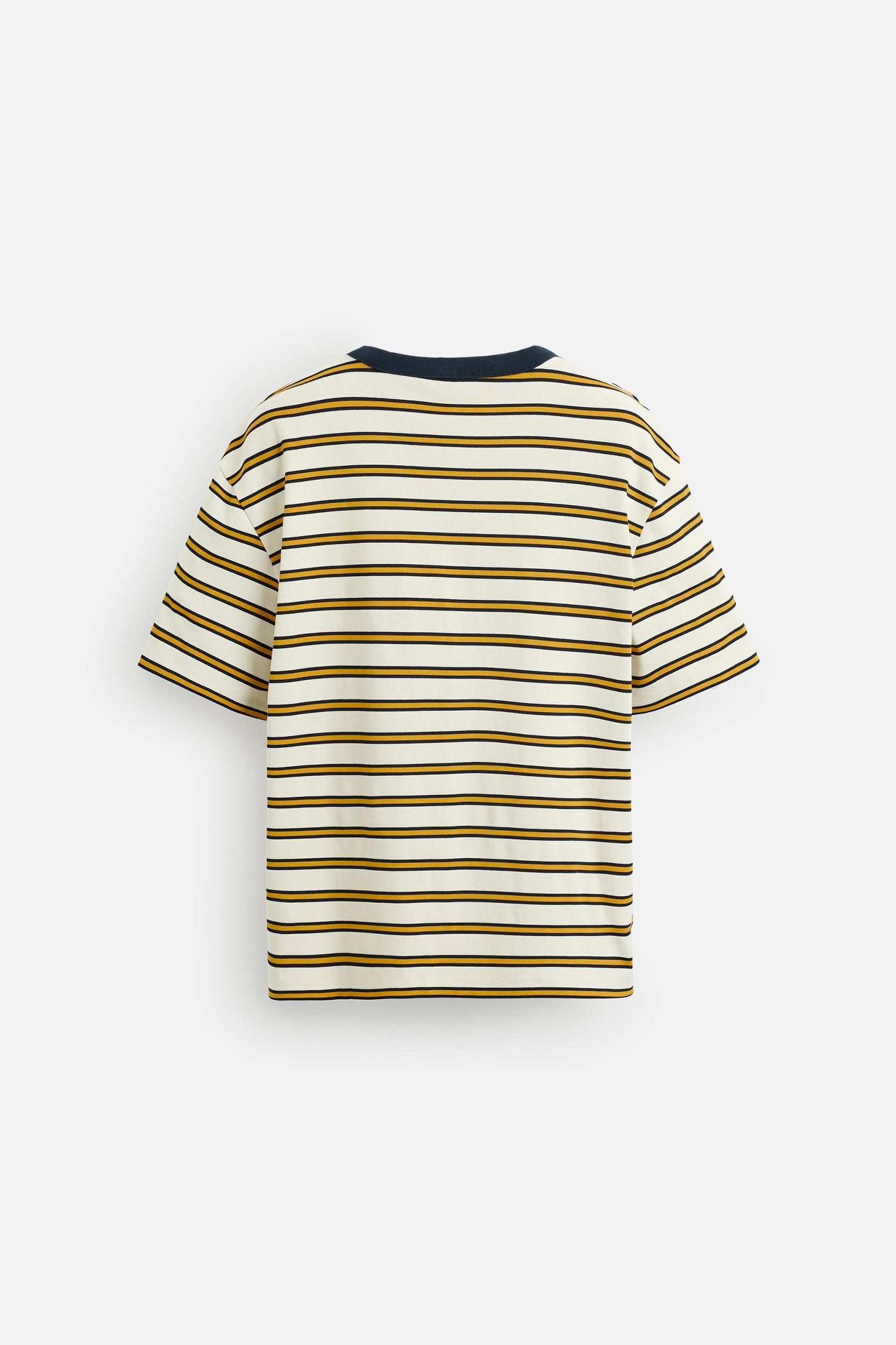 STRIPED JACQUARD T-SHIRT Product Image