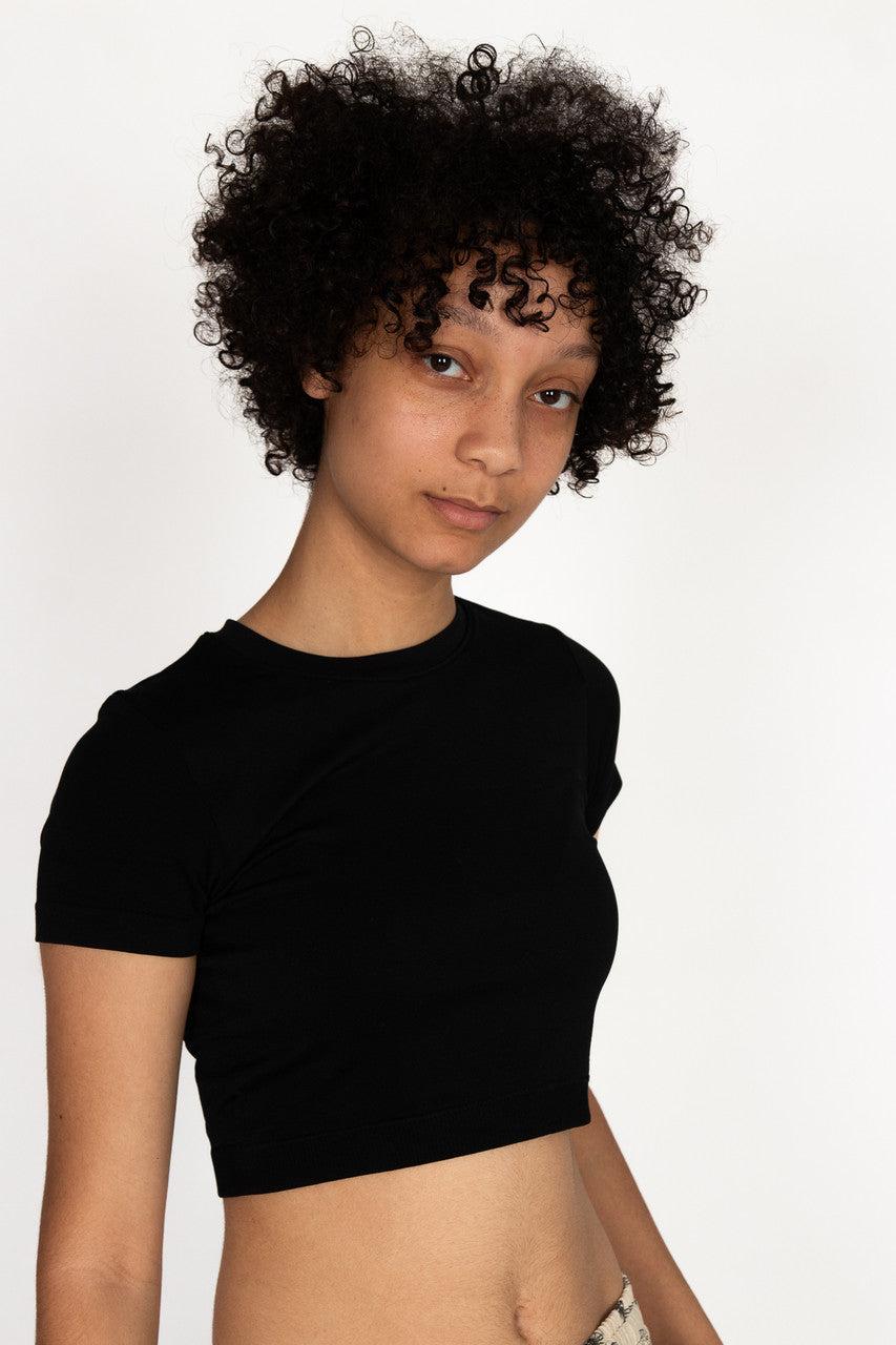 Double Layer Crop Tee Product Image