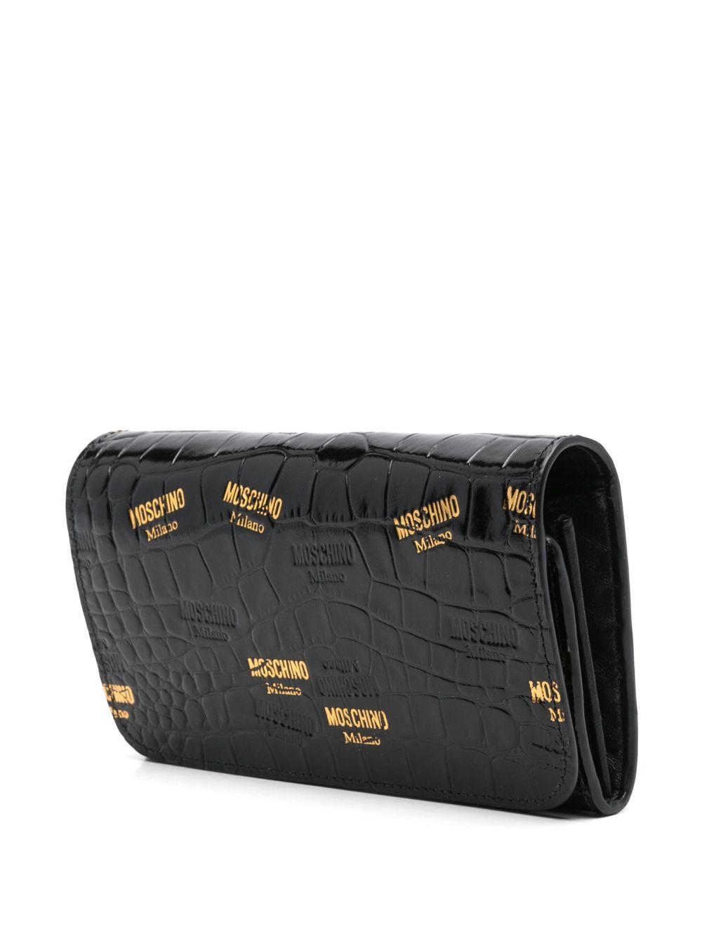 debossed-logo clutch bag Product Image