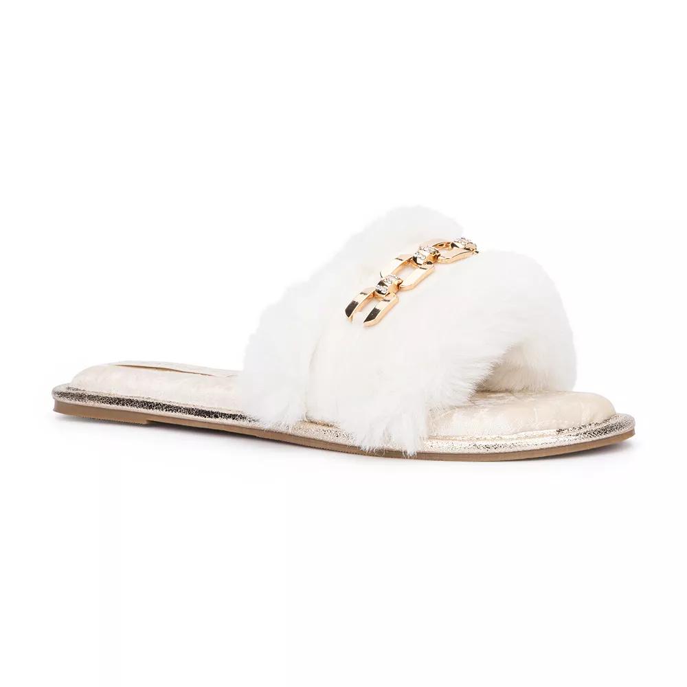 Torgeis Valentina Women's Faux Fur Slide Slippers,  Product Image