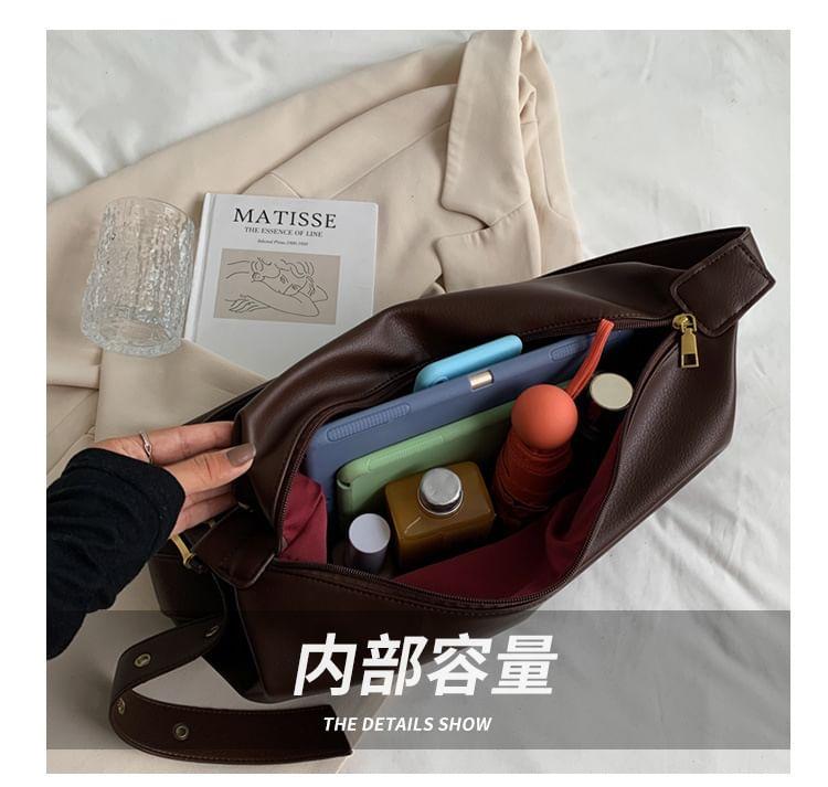 Faux Leather Crossbody Bag Product Image