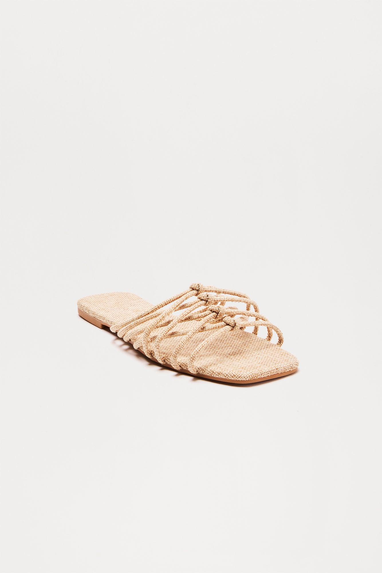 Vesper Slip On Sandals - Natural Product Image
