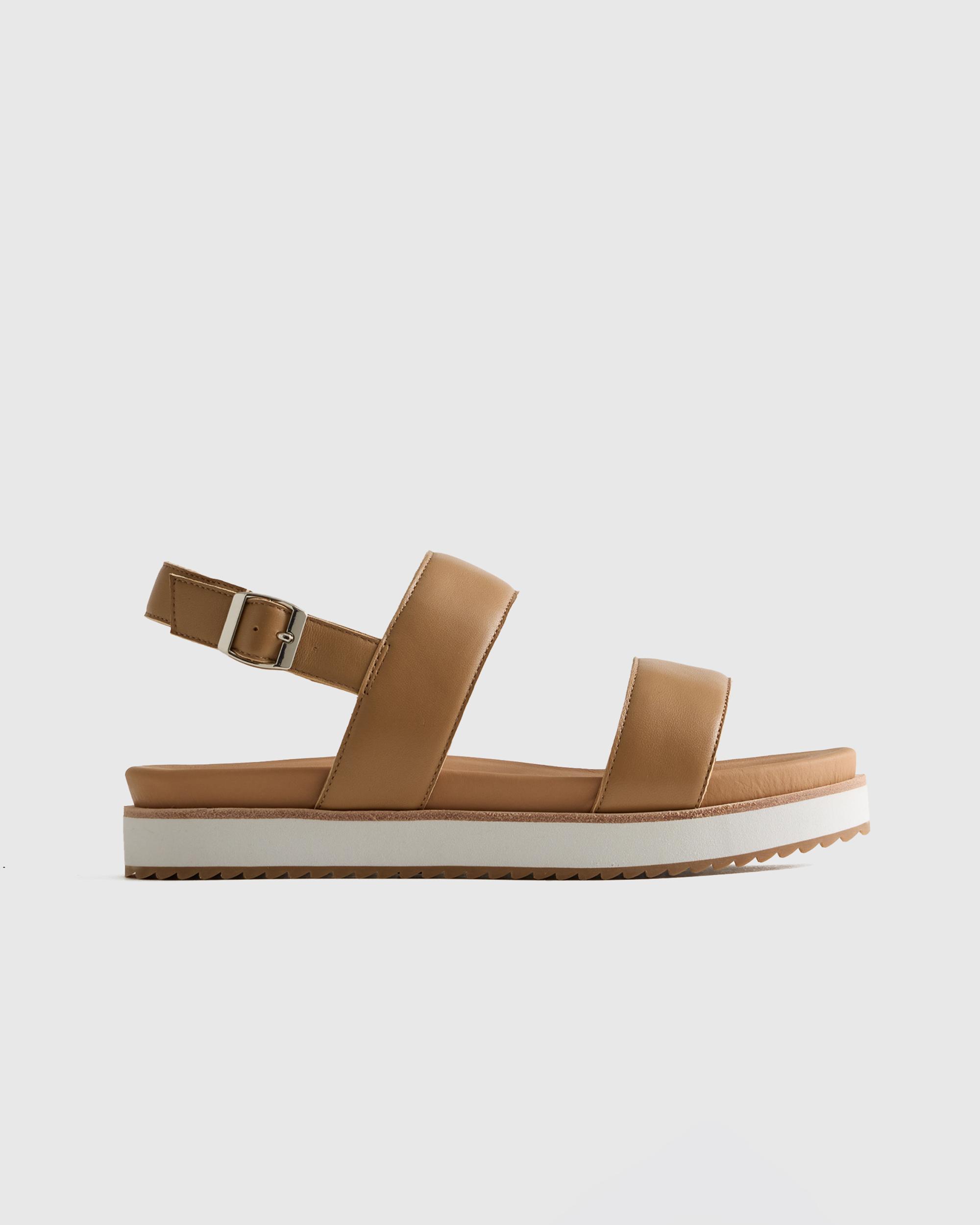Quince | Women's Italian Leather Platform Sandal Product Image