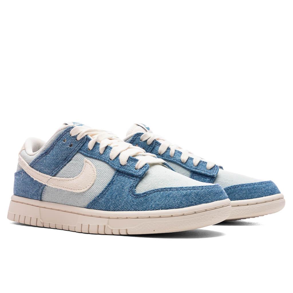 Women's Dunk Low 'Denim' - Smokey Blue/Pale Ivory/Denim Turquoise/Ochre Female Product Image