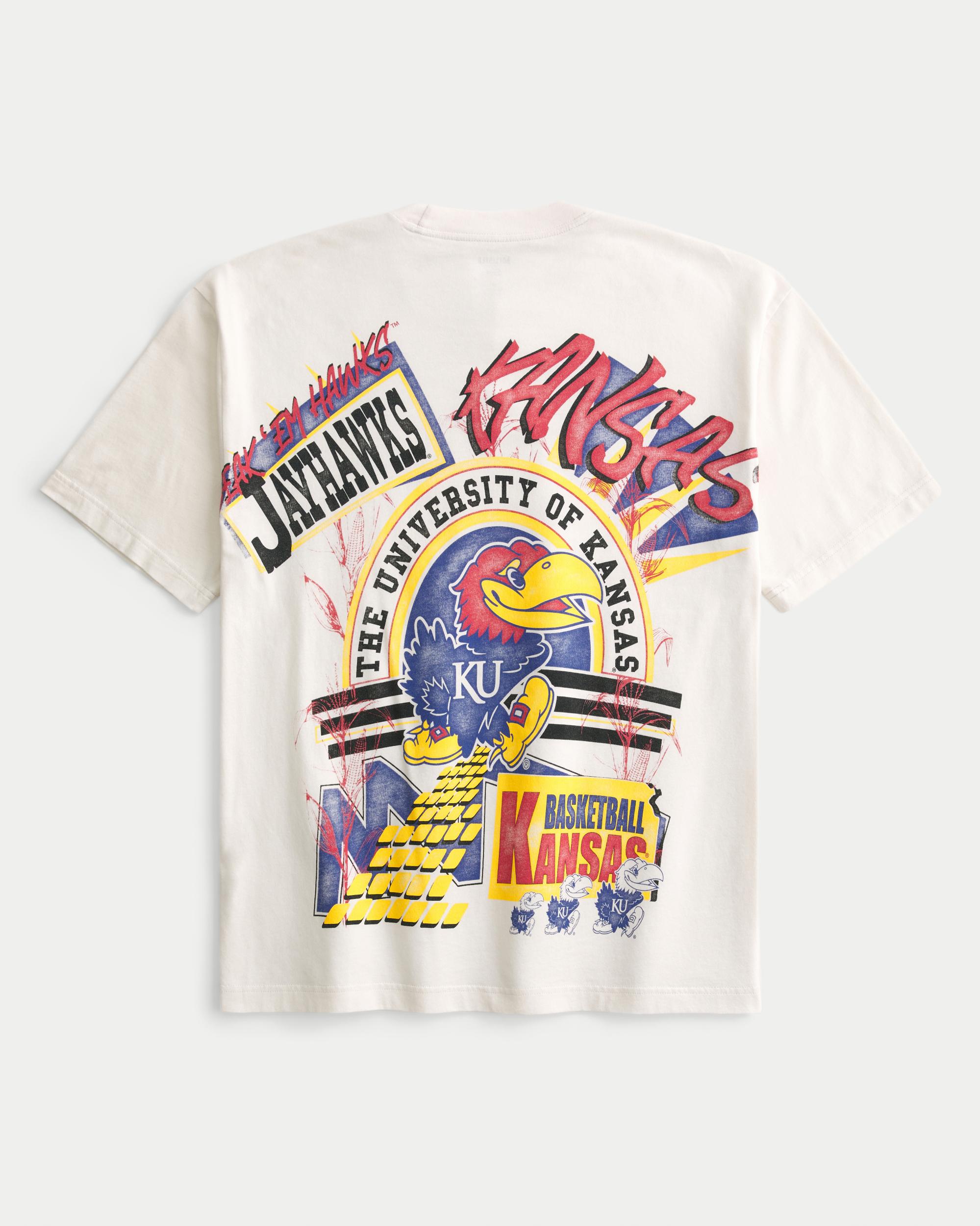 Boxy University of Kansas Jayhawks Graphic Tee Product Image