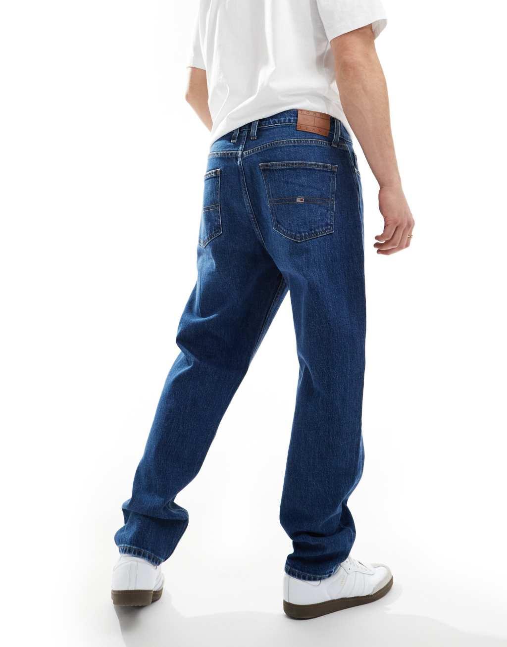 Tommy Jeans Isaac tapered jeans in dark wash Product Image