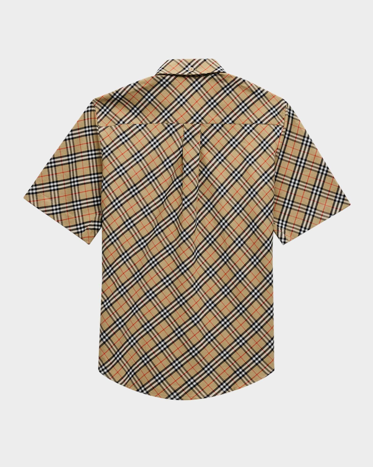 Men's Check Sport Shirt Product Image