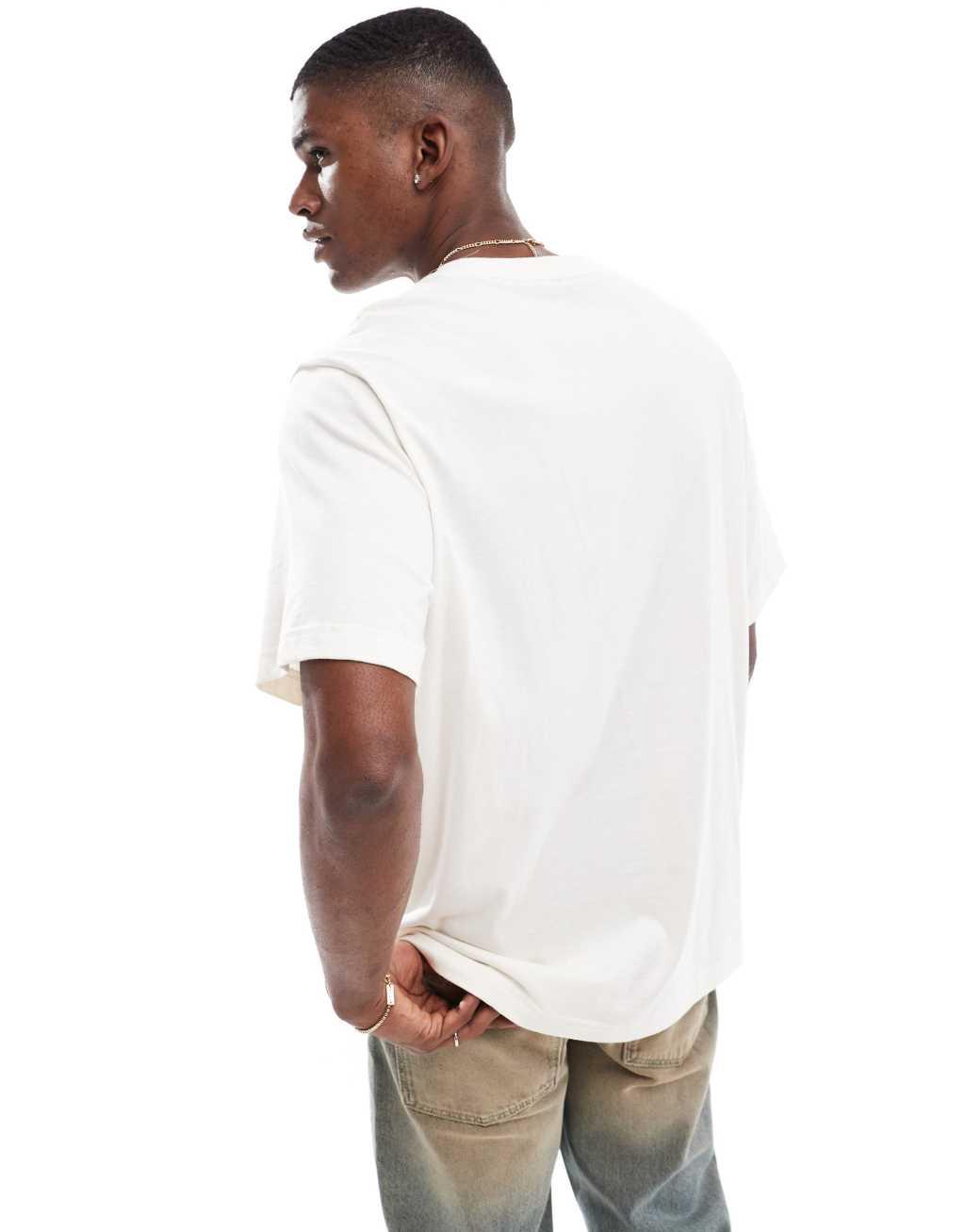 The North Face Evolution Box Fit Tee in off-white Product Image