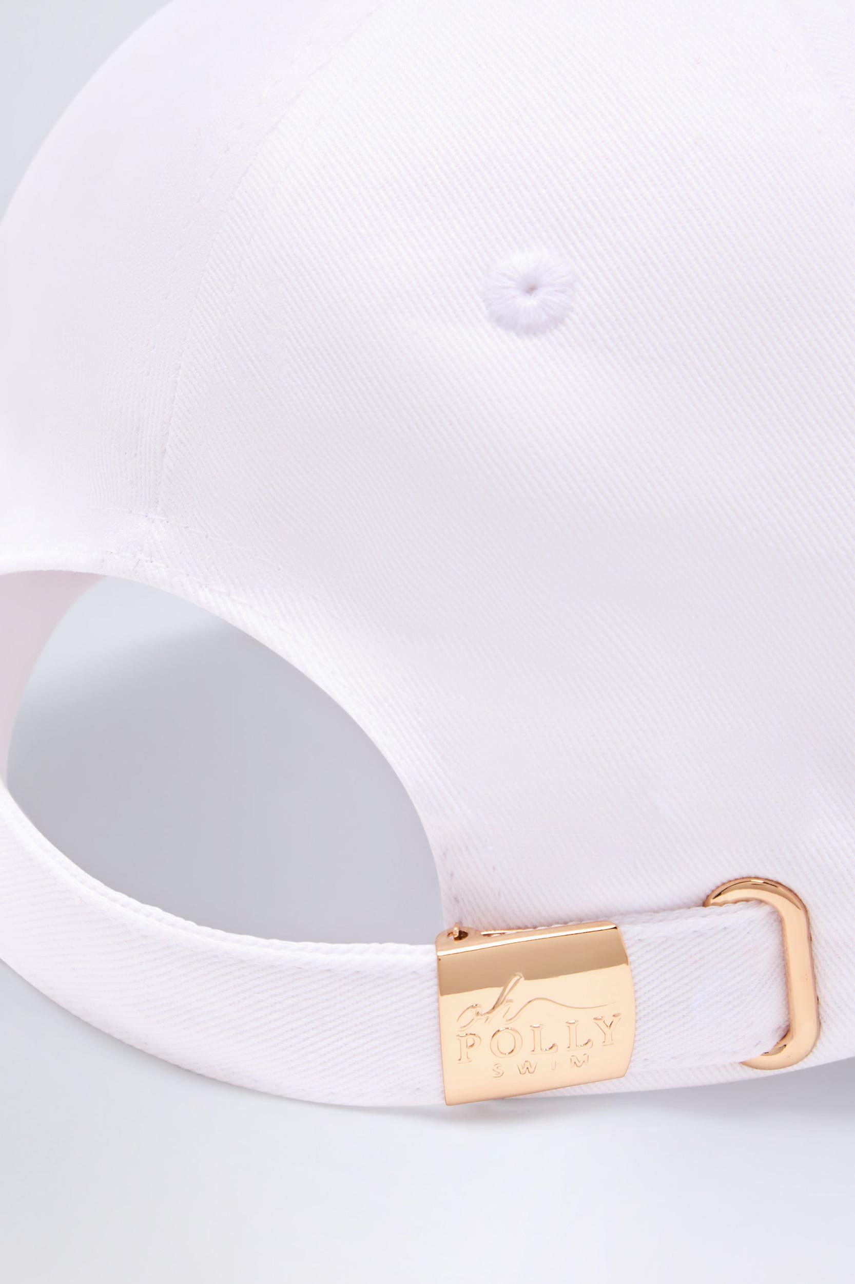 Logo Baseball Cap in White Product Image