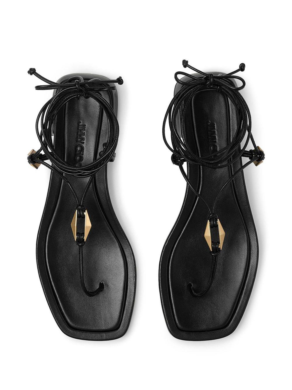 Onyxia leather sandals Product Image