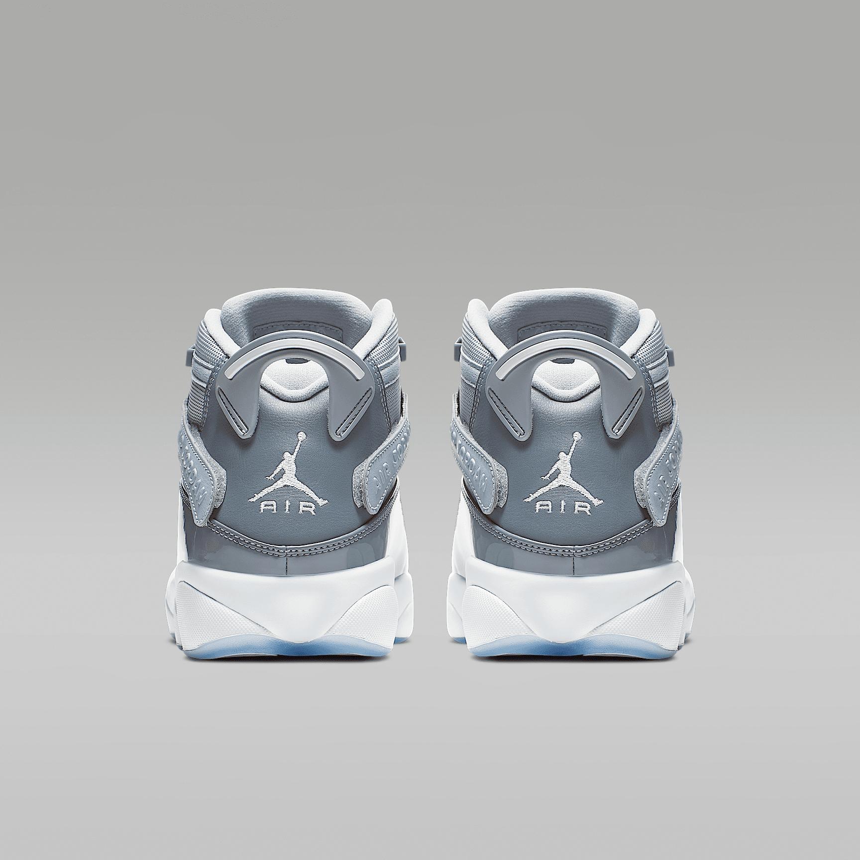 Jordan Mens Jordan 6 Rings - Mens Shoes Cool Grey/White/Wolf Grey Product Image