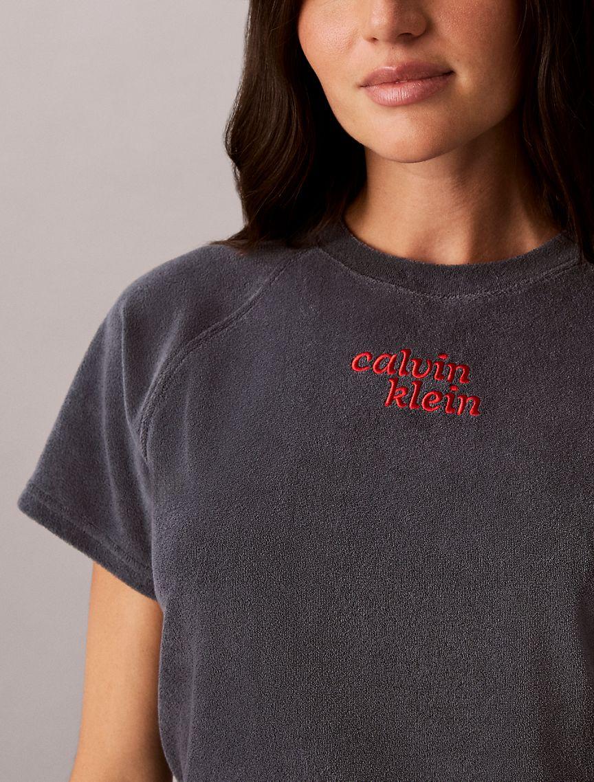 Towel Terry 1989 Logo Cropped Sweatshirt Product Image