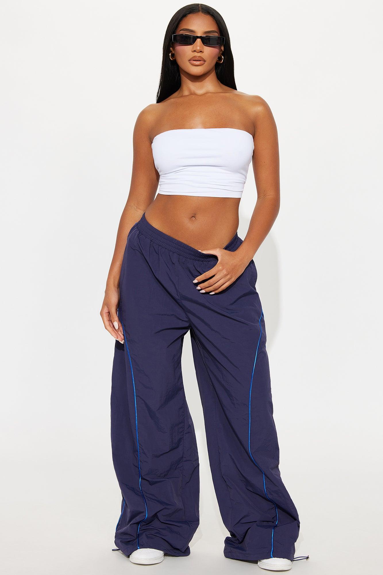 Precise Movement Windbreaker Track Pant - Navy/combo Female Product Image