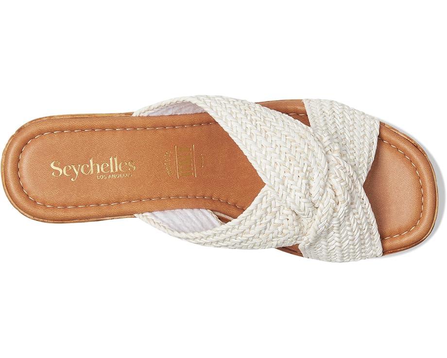 Adorned Metallic Raffia Slide Sandal Product Image