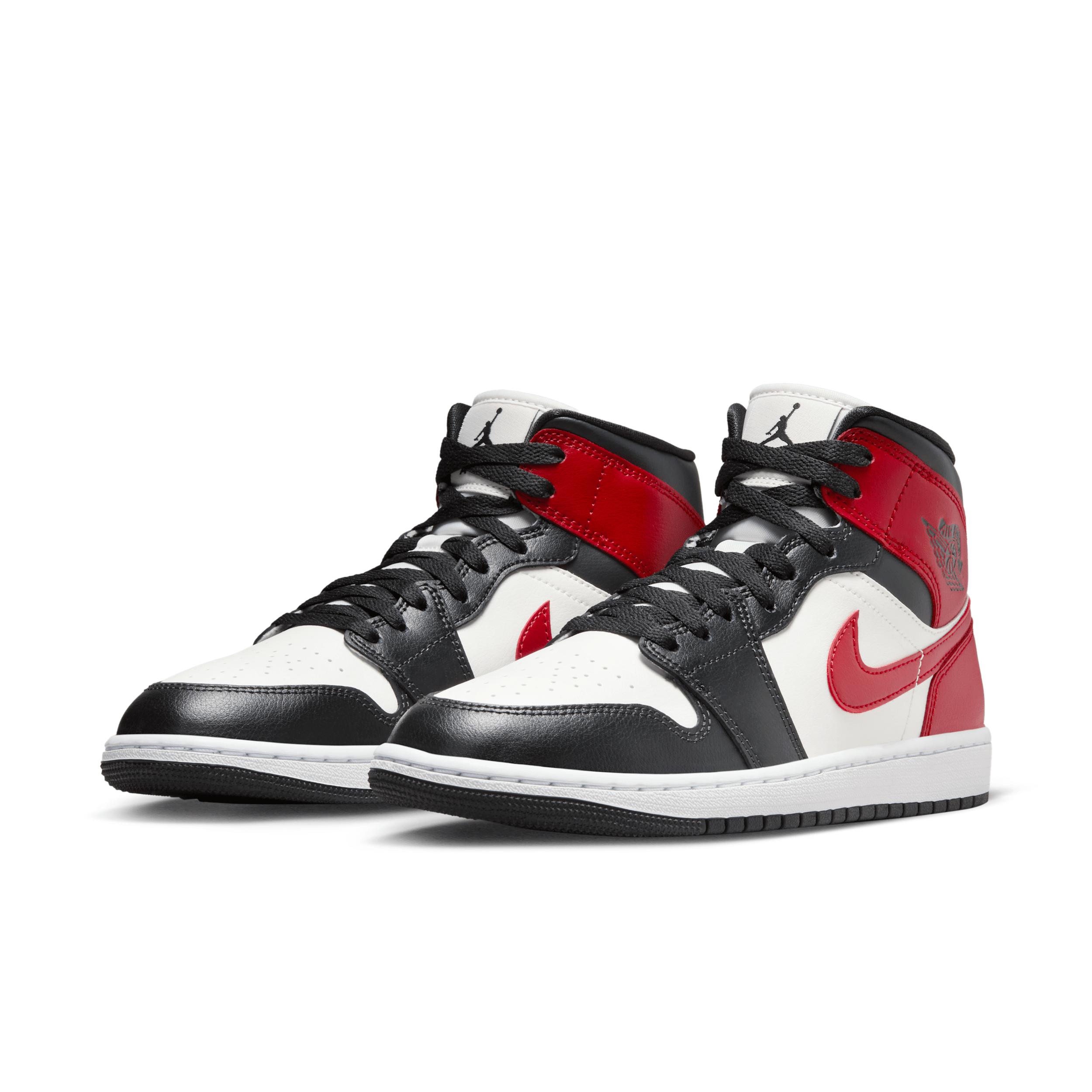 Womens Air Jordan 1 Mid Shoes | BQ6472-160 Product Image