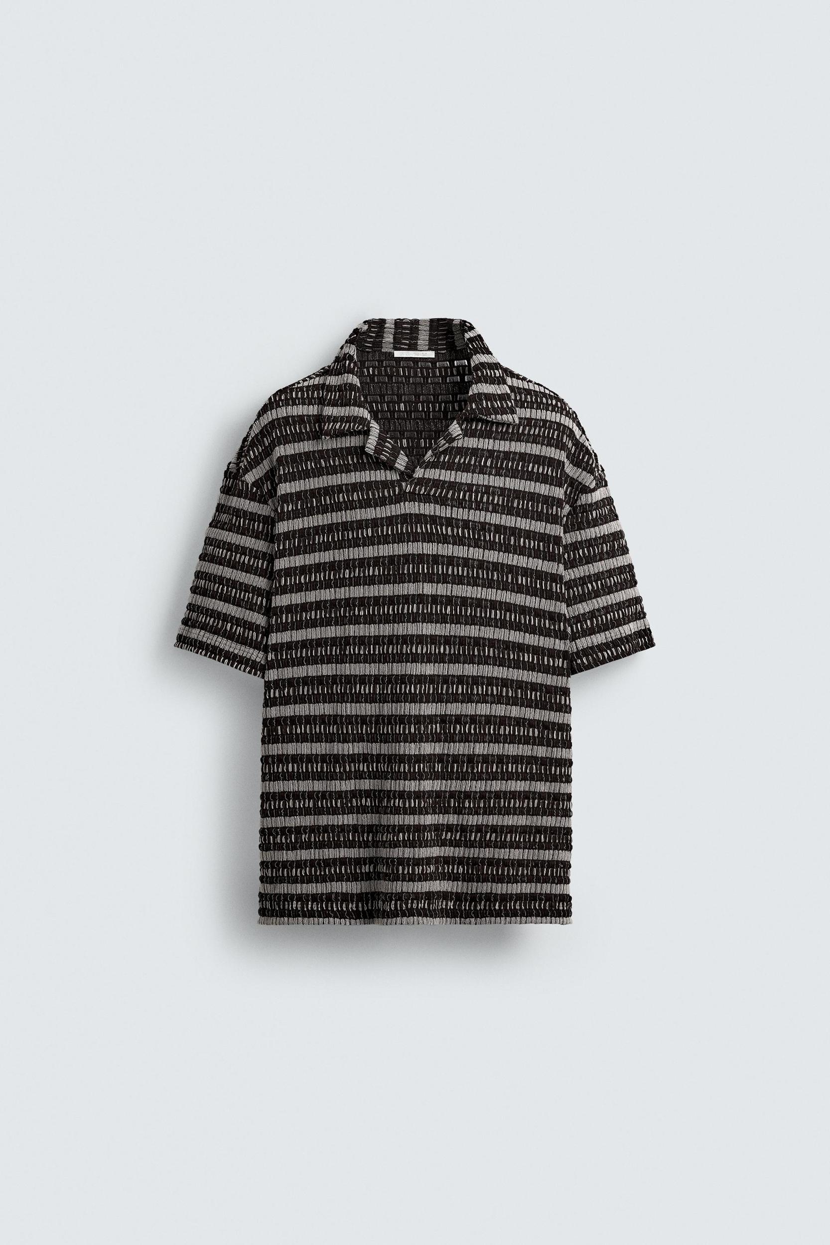 JACQUARD KNIT POLO Product Image
