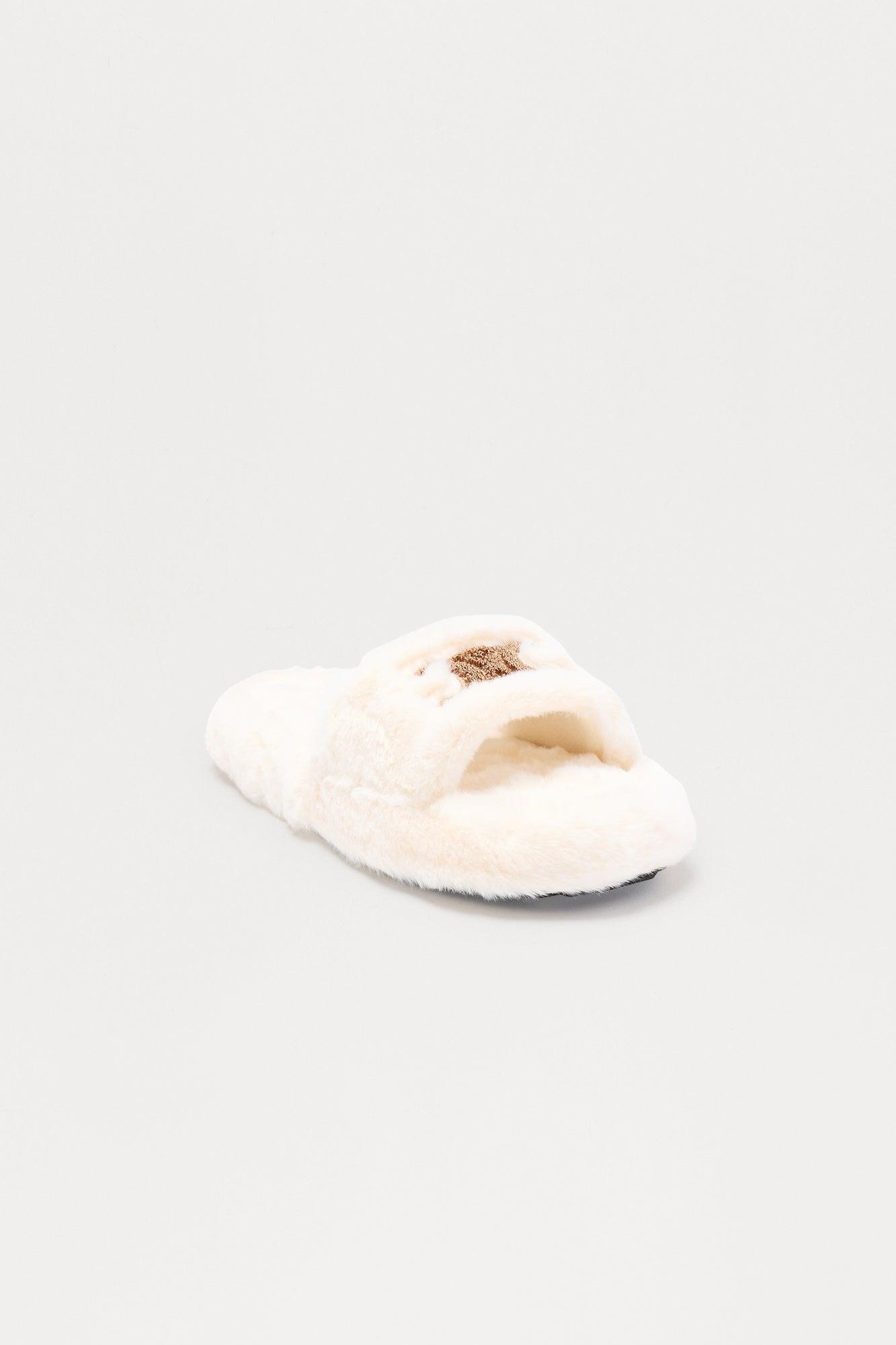 Winda Faux Fur Slippers - Tan Female Product Image