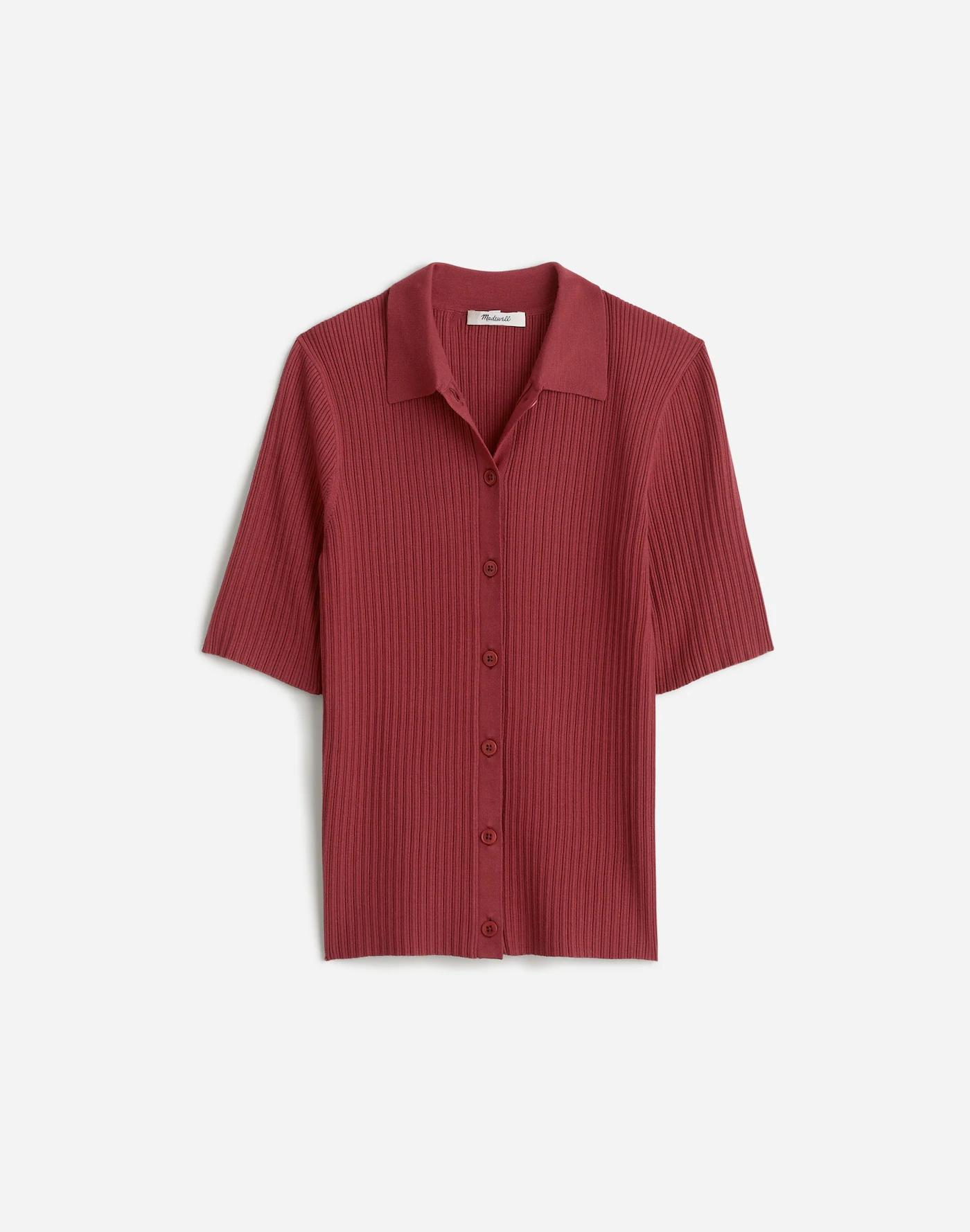 The Signature Knit Sweater Polo Tee Product Image