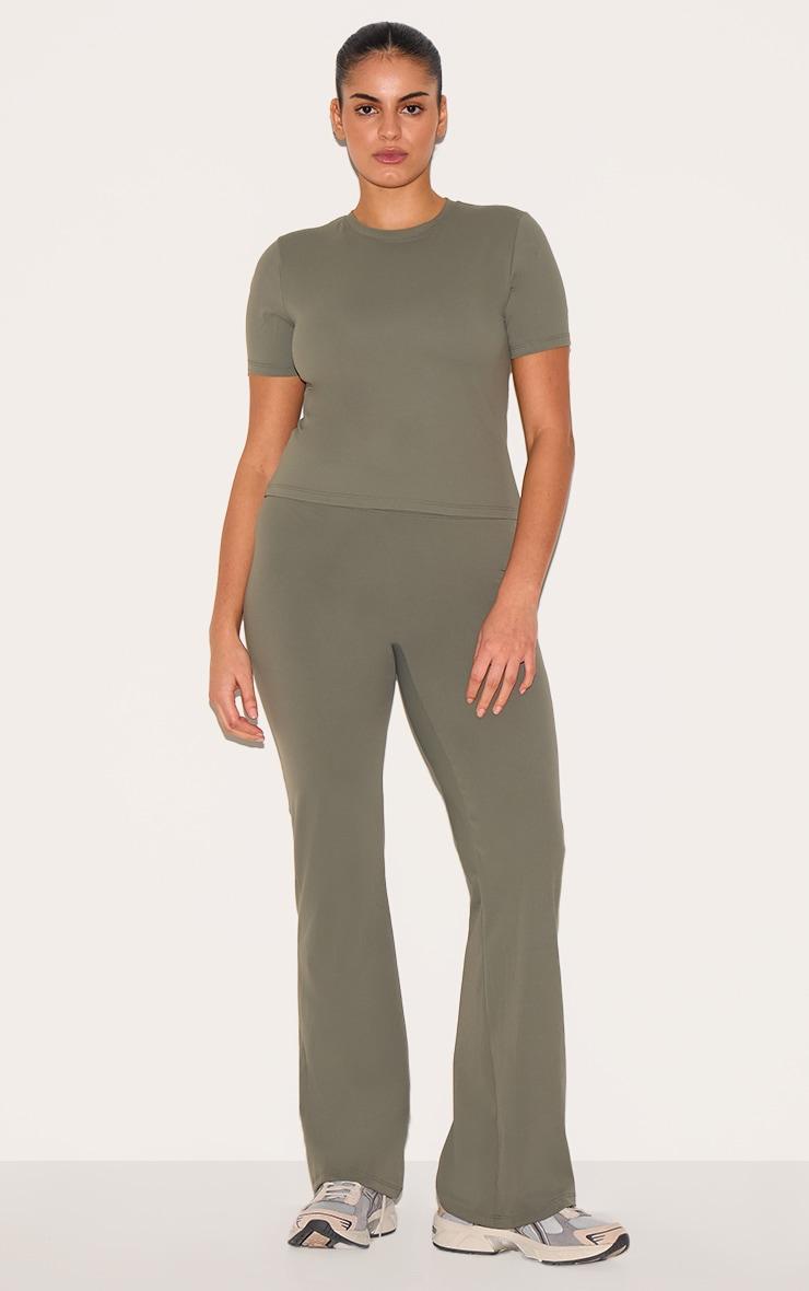 Olive Sculpt Straight Leg Yoga Pants Product Image