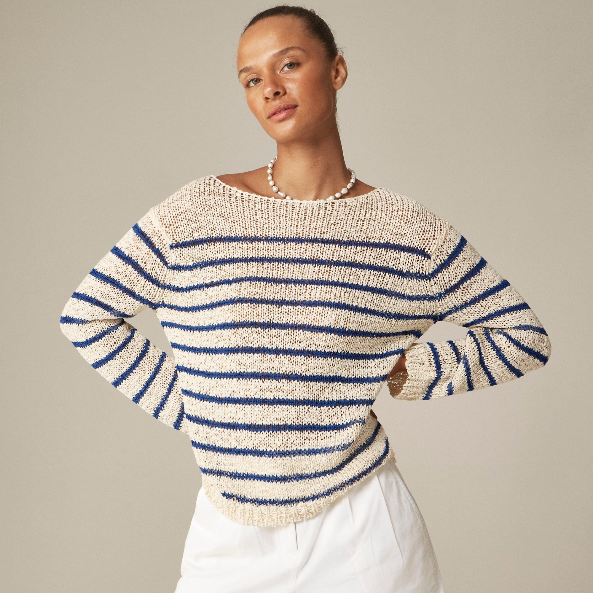Montauk pullover sweater in stripe Product Image