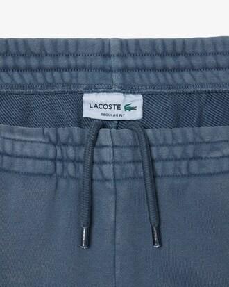 Washed Effect Cotton Fleece Shorts Product Image