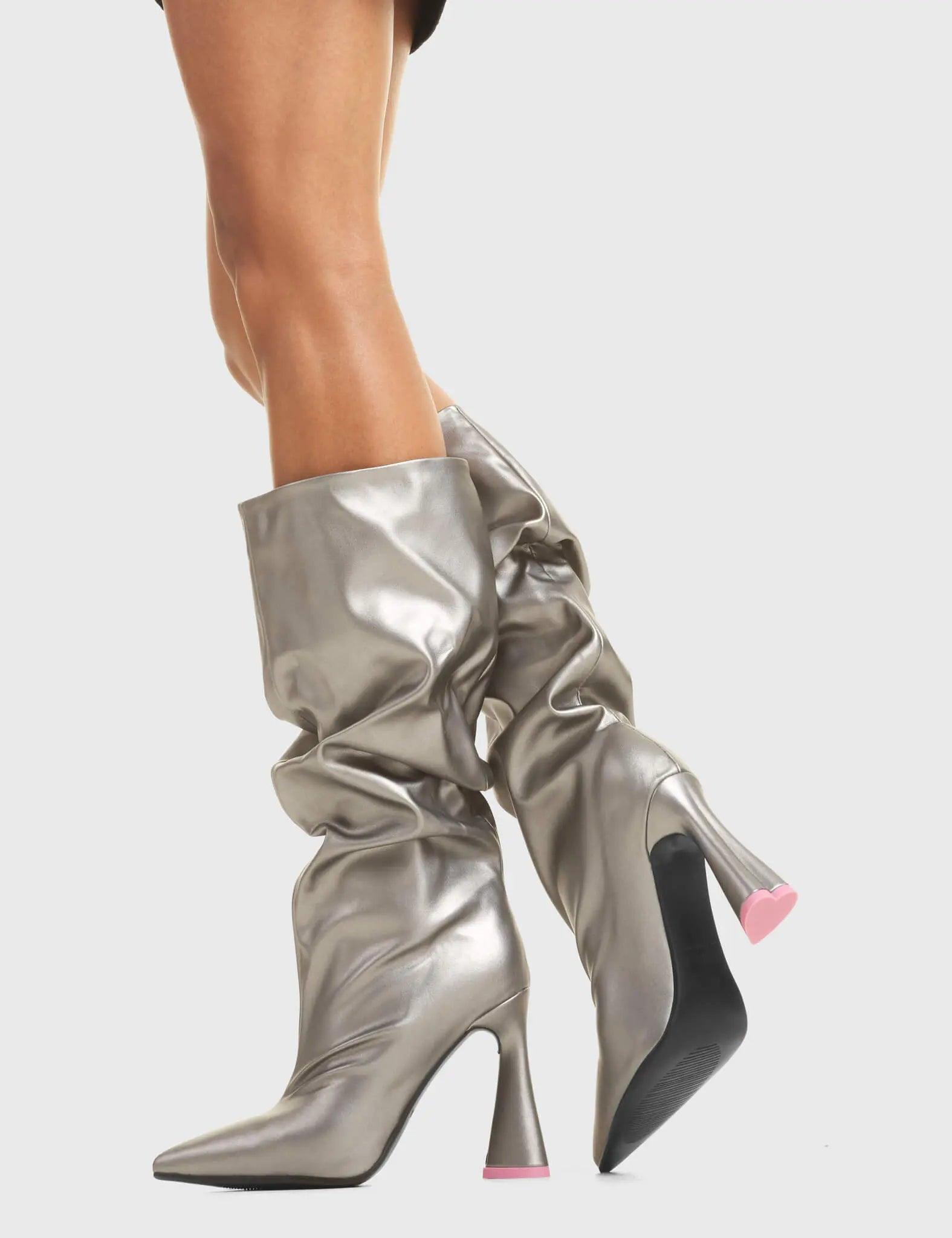 It's Giving Platform Calf Boots Product Image