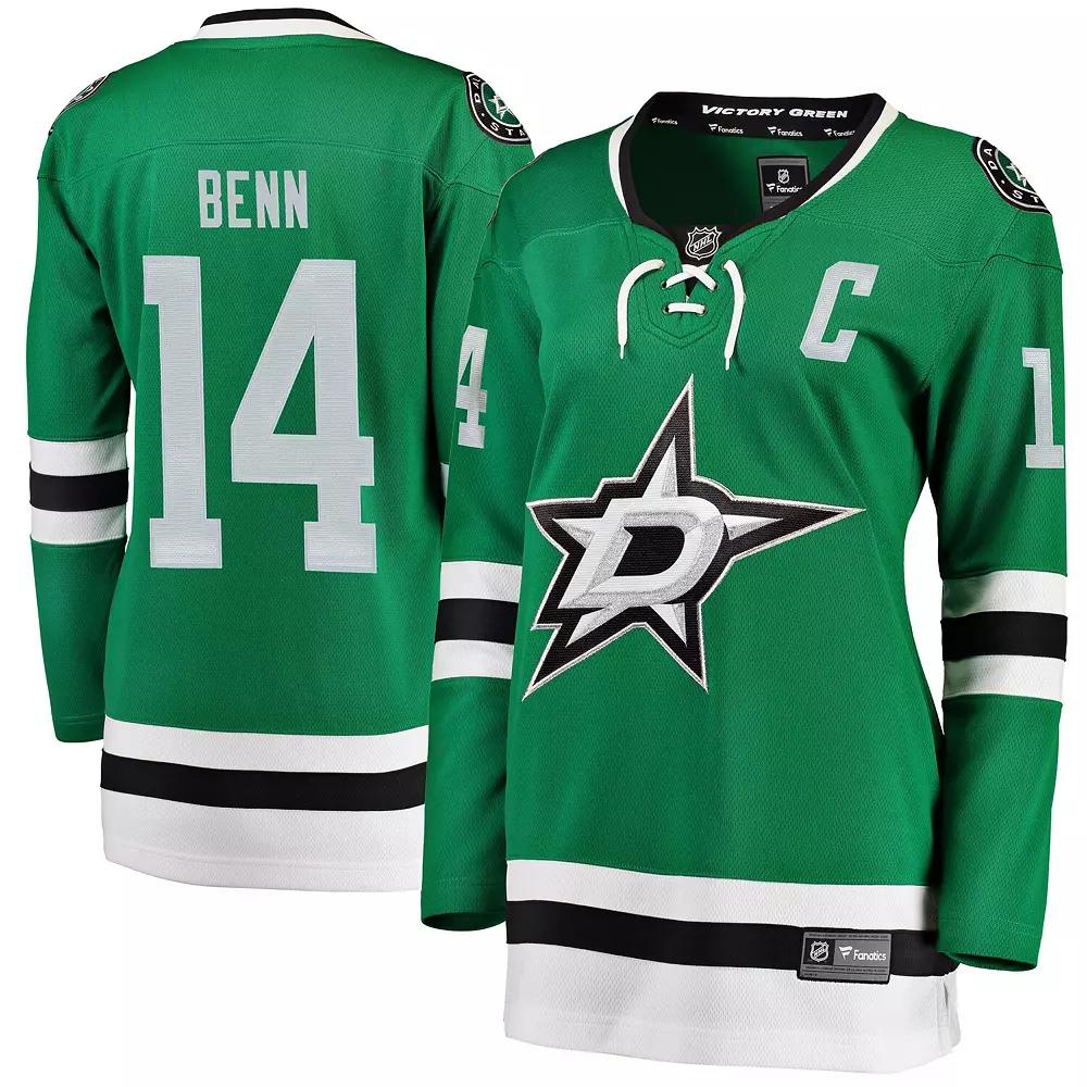 Women's Fanatics Branded Jamie Benn Green Home Breakaway Player Jersey,  Product Image