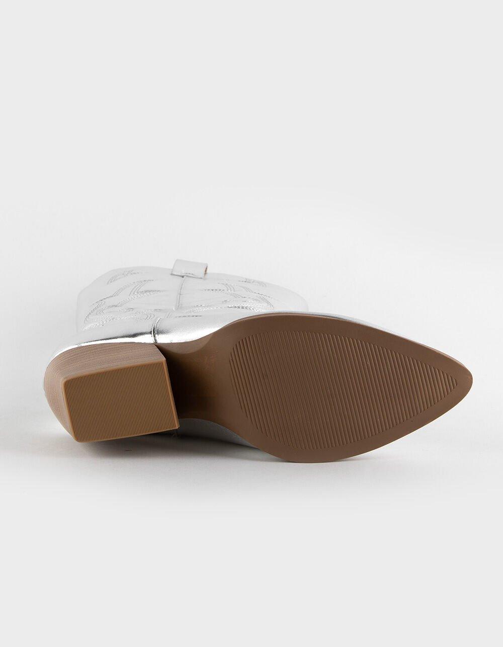 SODA Orville Womens Western Boots - SILVER Product Image