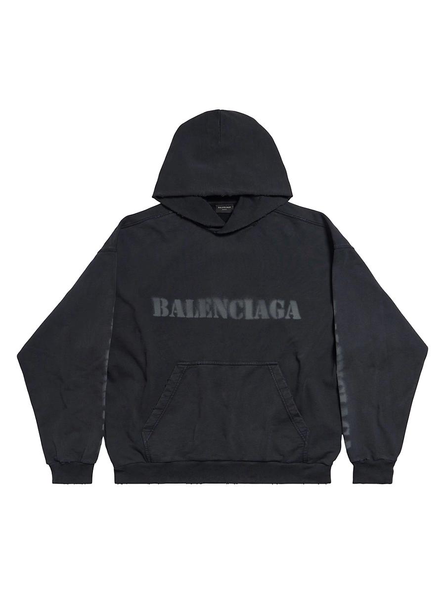 Men's Fleece Stencil Logo Hoodie Product Image