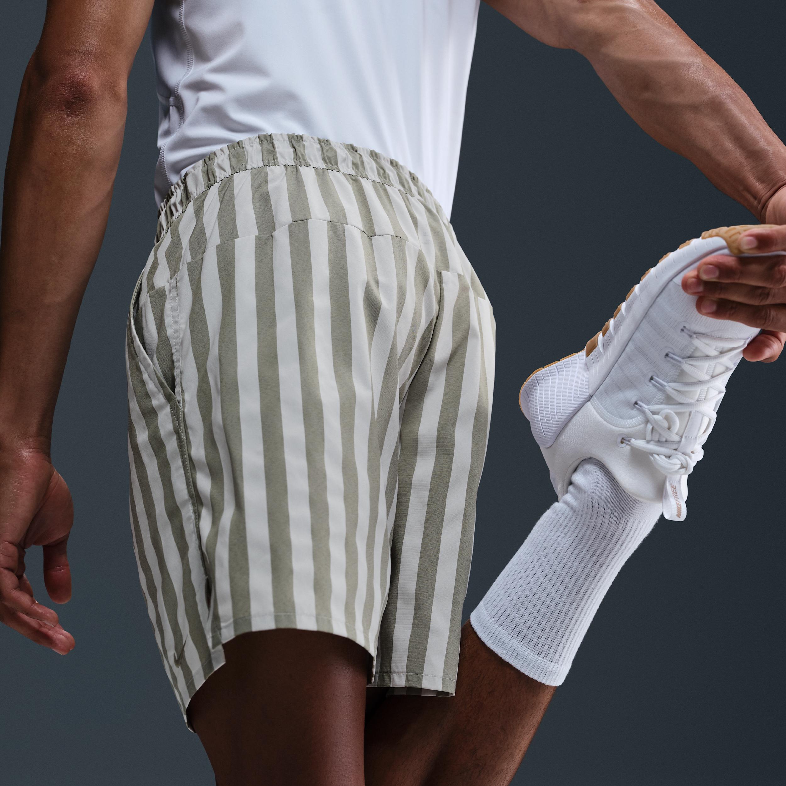 Mens Nike Unlimited Dri-FIT Striped 7 Unlined Versatile Shorts Product Image