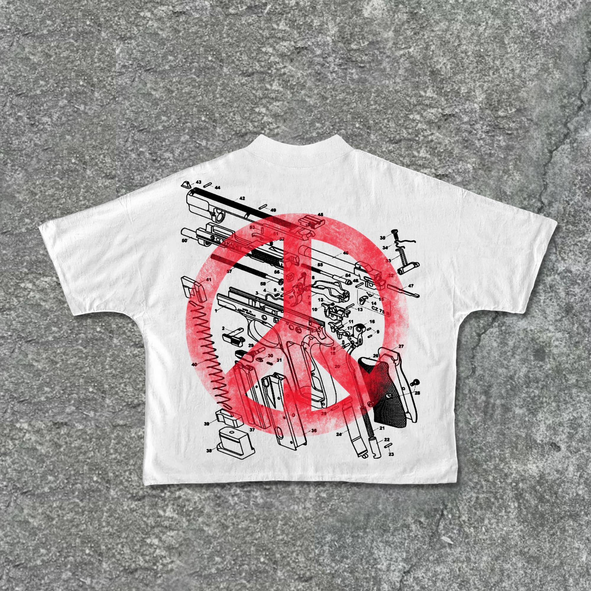 Sopula Clown Graphic Print Cotton Crop T-Shirt Product Image