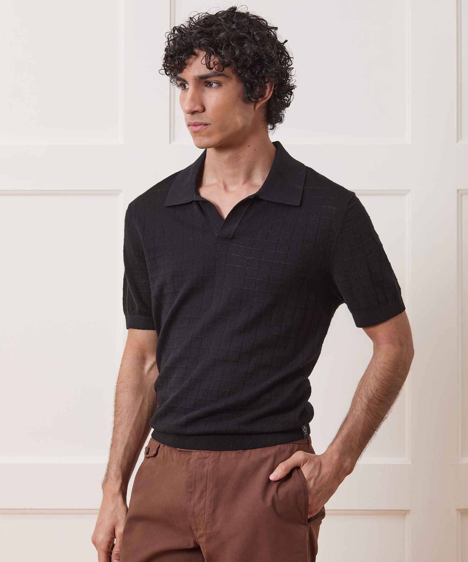 Linen Montauk Sweater Polo Product Image