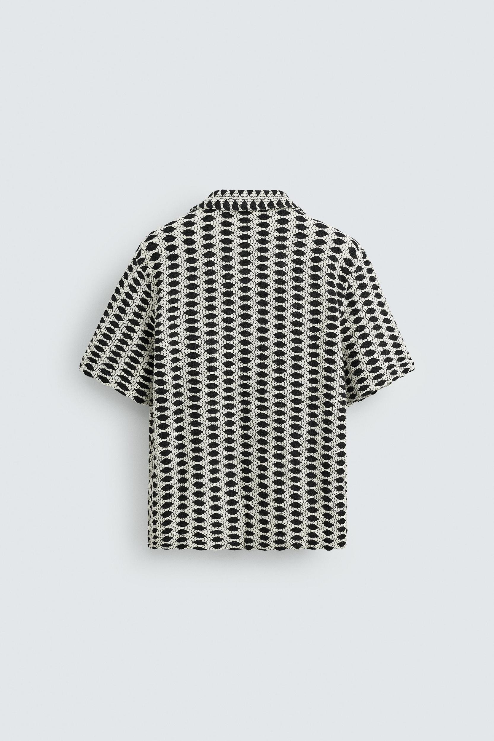 CONTRAST JACQUARD SHIRT Product Image