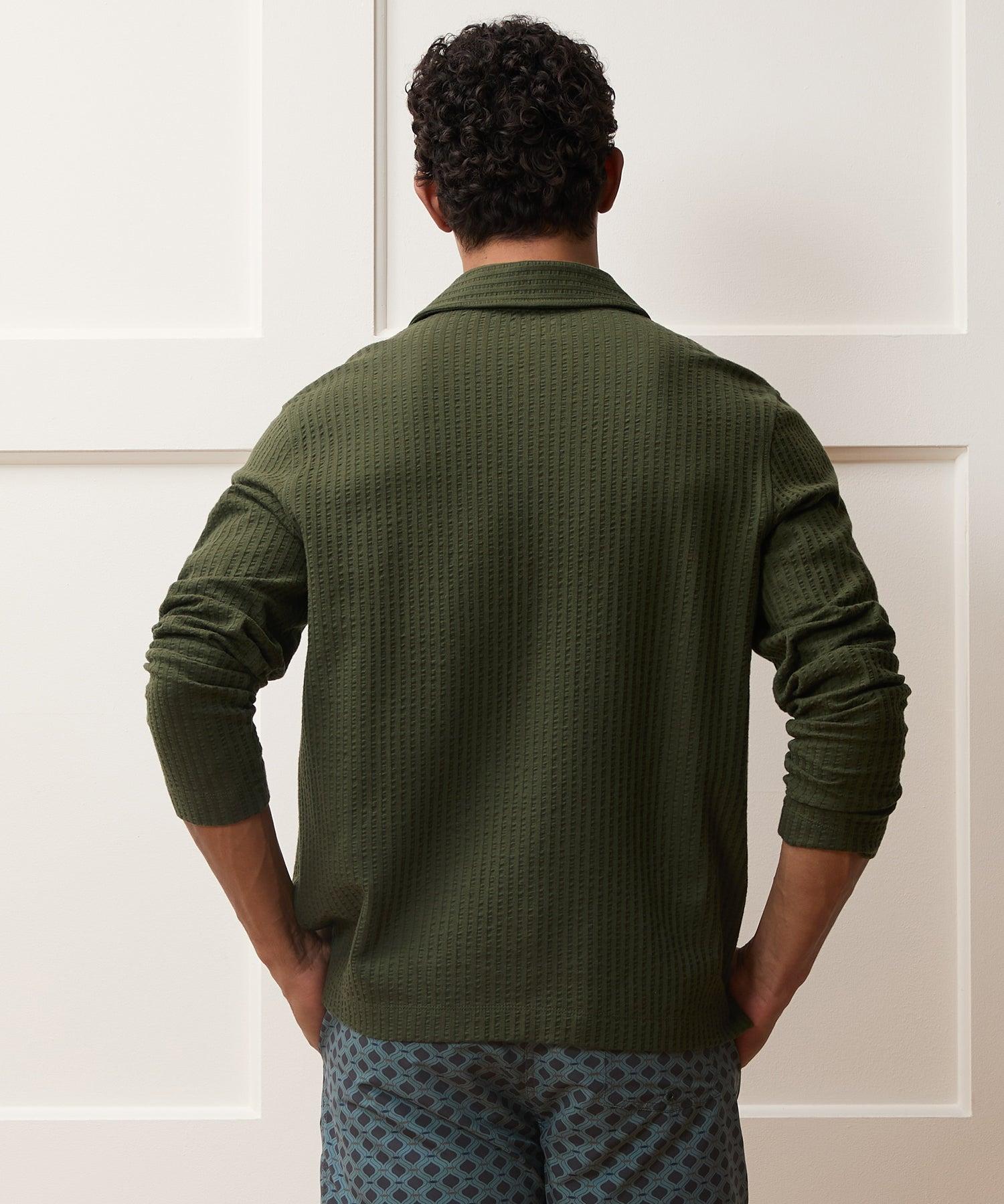 Knit Seersucker Shirt Product Image