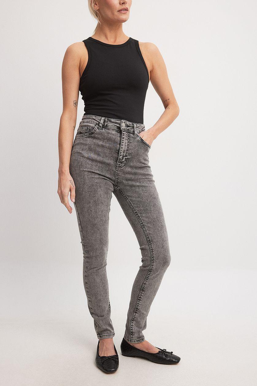 Skinny High Waist Stretch Jeans Product Image