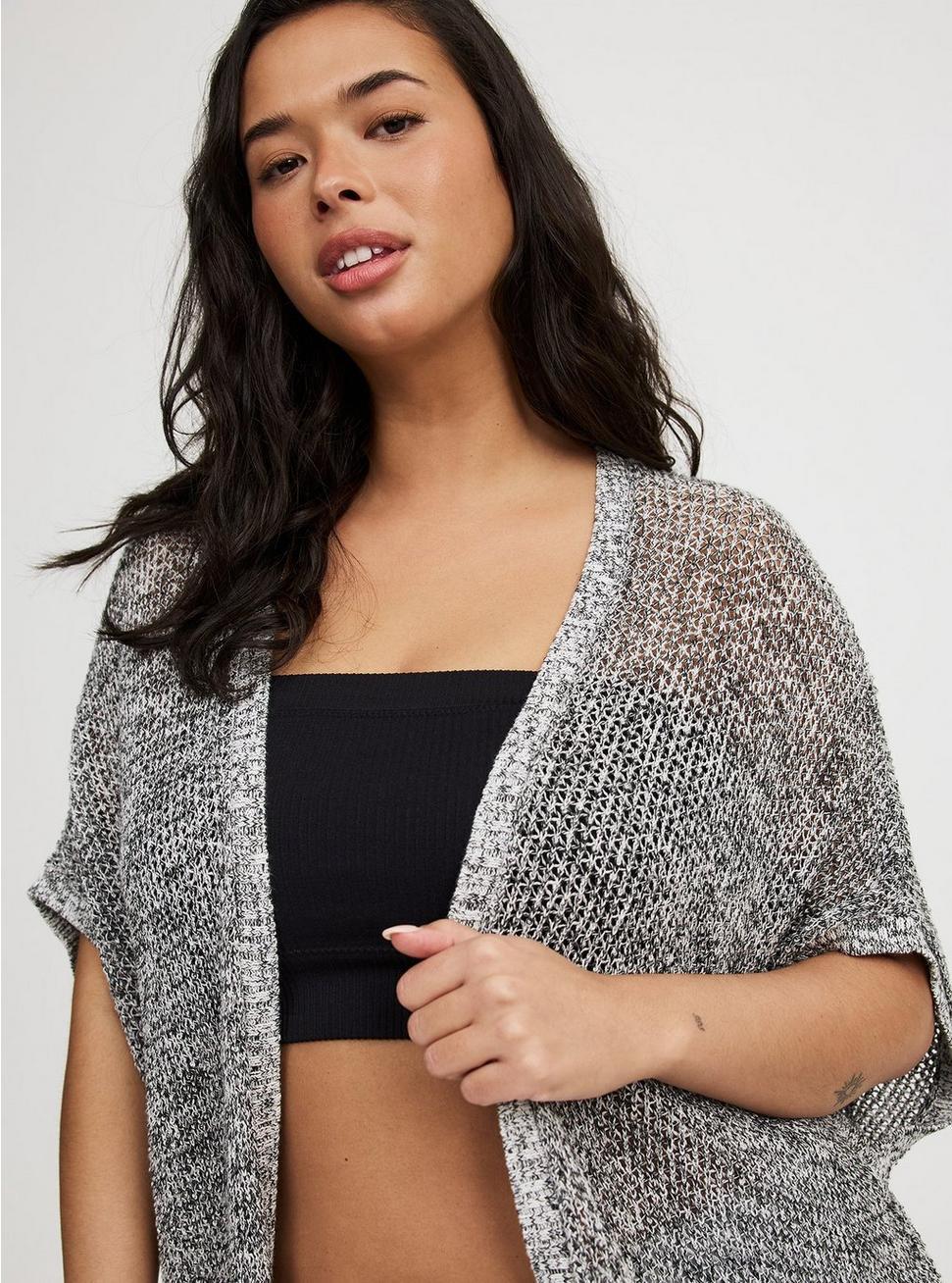 Open Knit Cocoon Cardigan Product Image