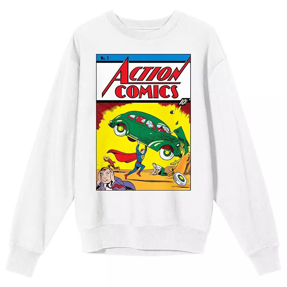 Men's Superman Action Comic Issue Sweatshirt,  Product Image