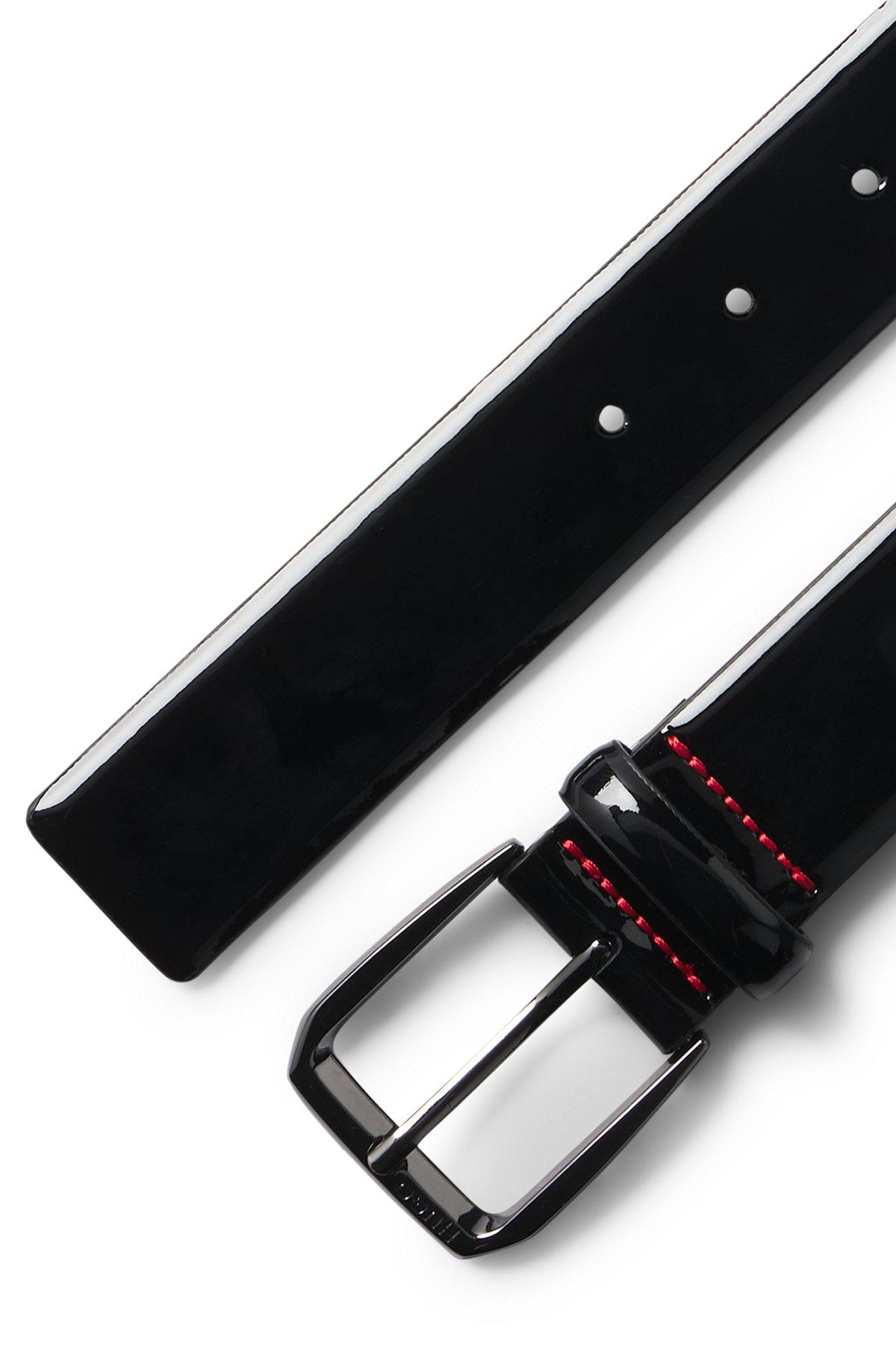 Italian-made belt in patent leather Product Image
