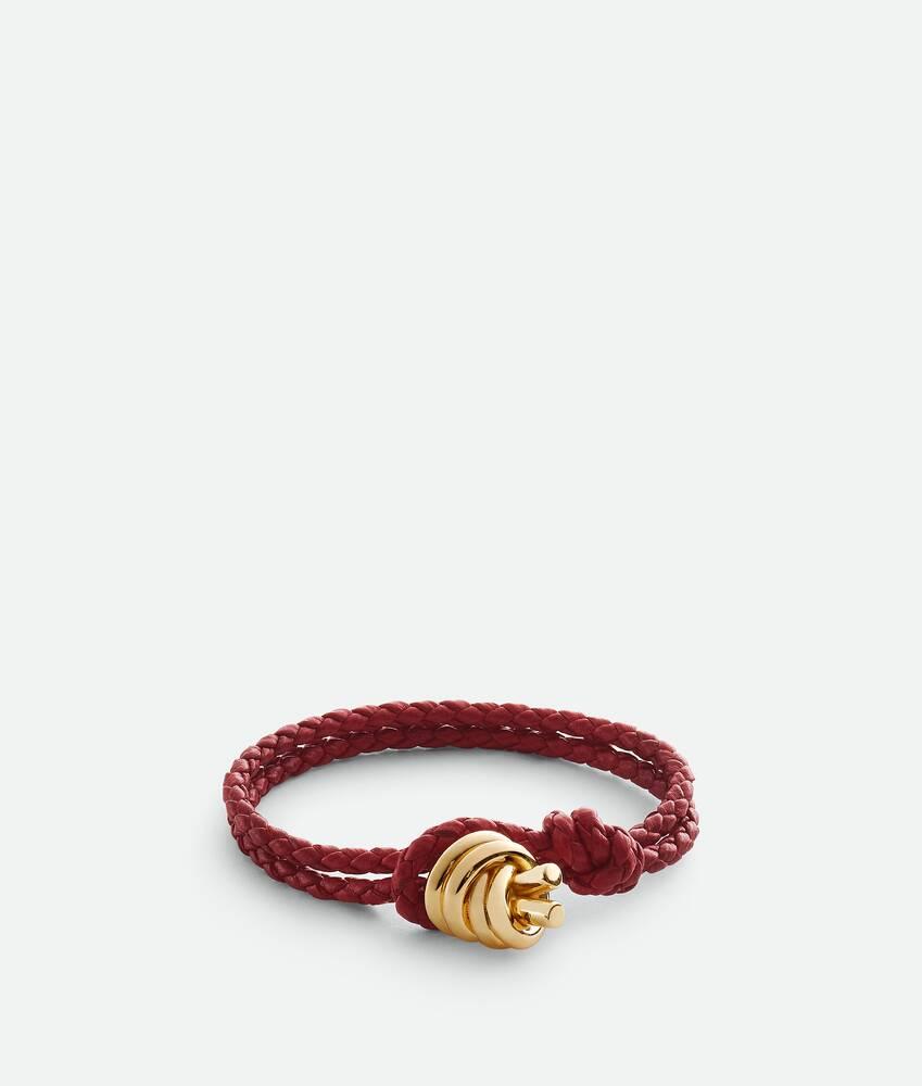 Knot Leather Bracelet in Rosewood Product Image