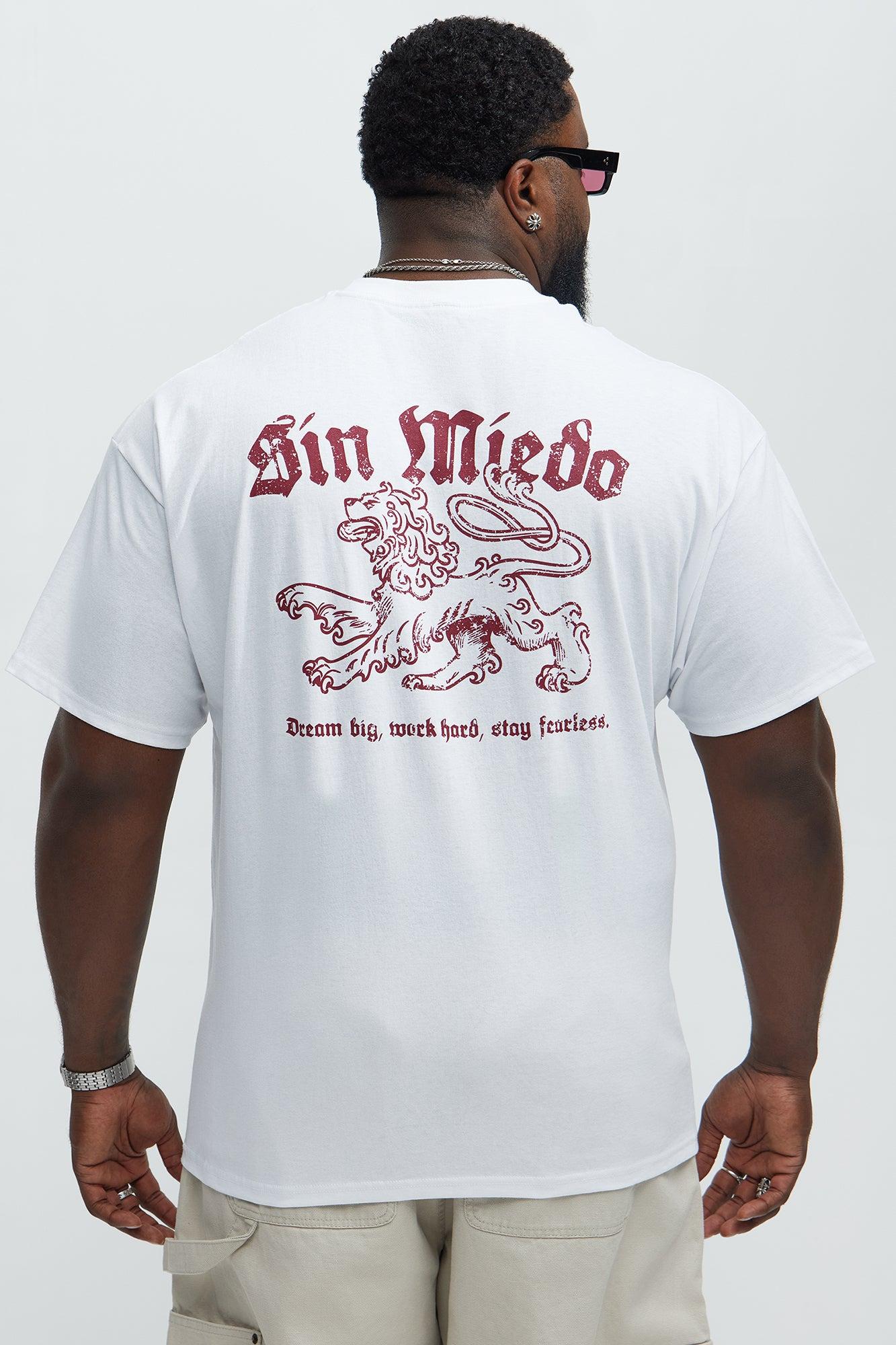 Sin Miedo Short Sleeve Tee - White Product Image